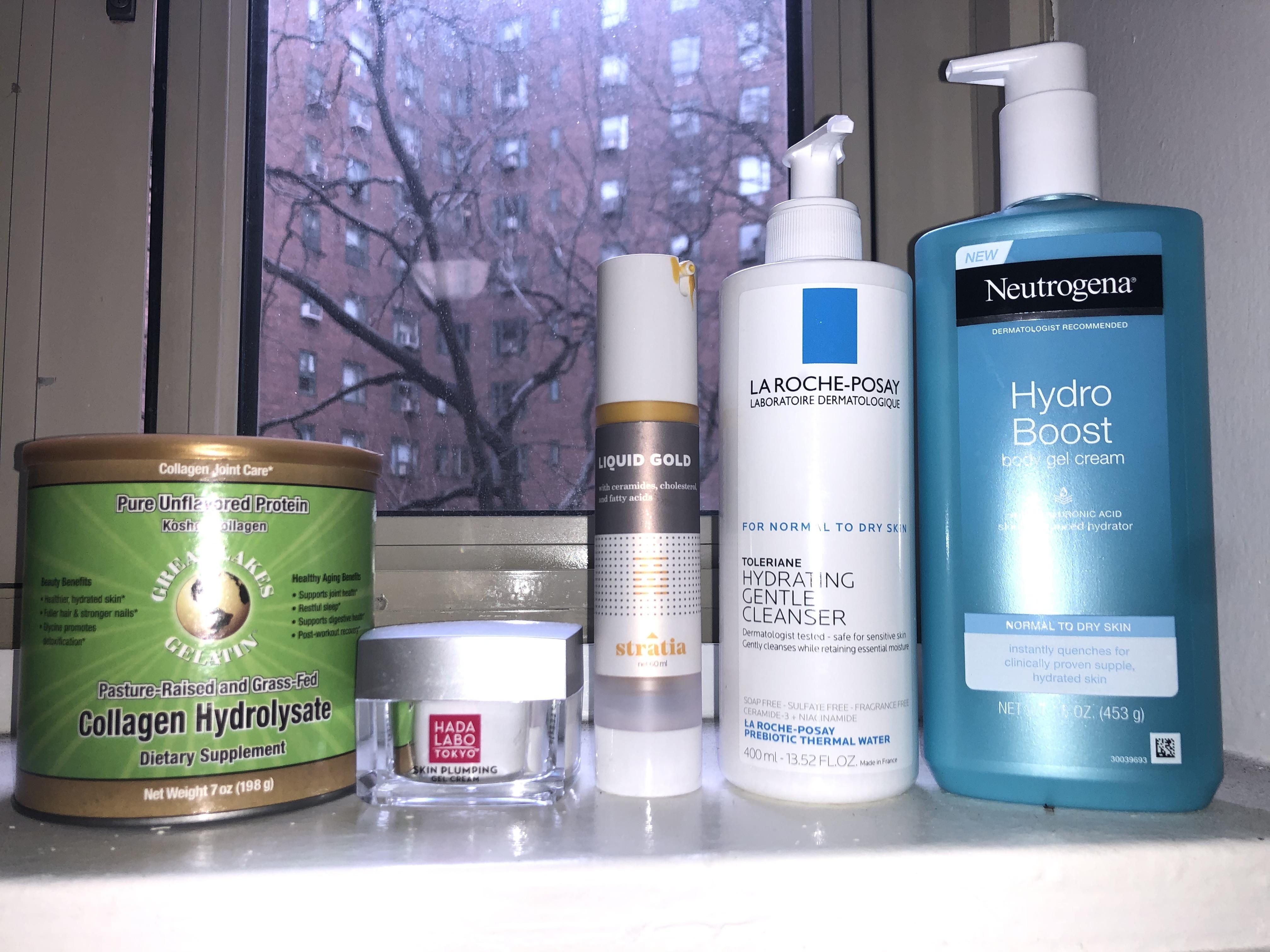 [Shelfie] and review of la roche posay cleanser, hada labo skin
