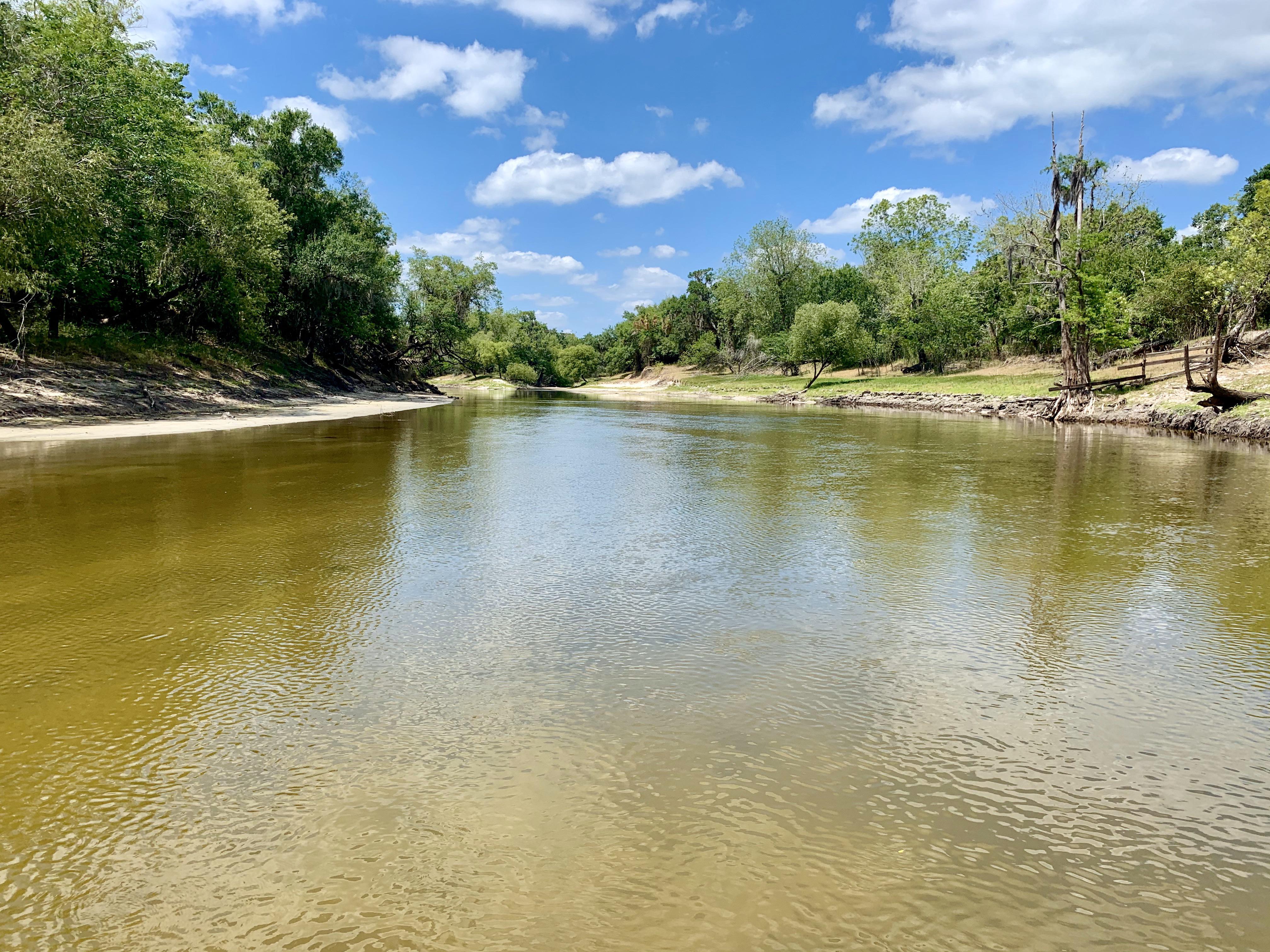 Peace River, DeSoto County, Florida March 2020 taken midcrossing