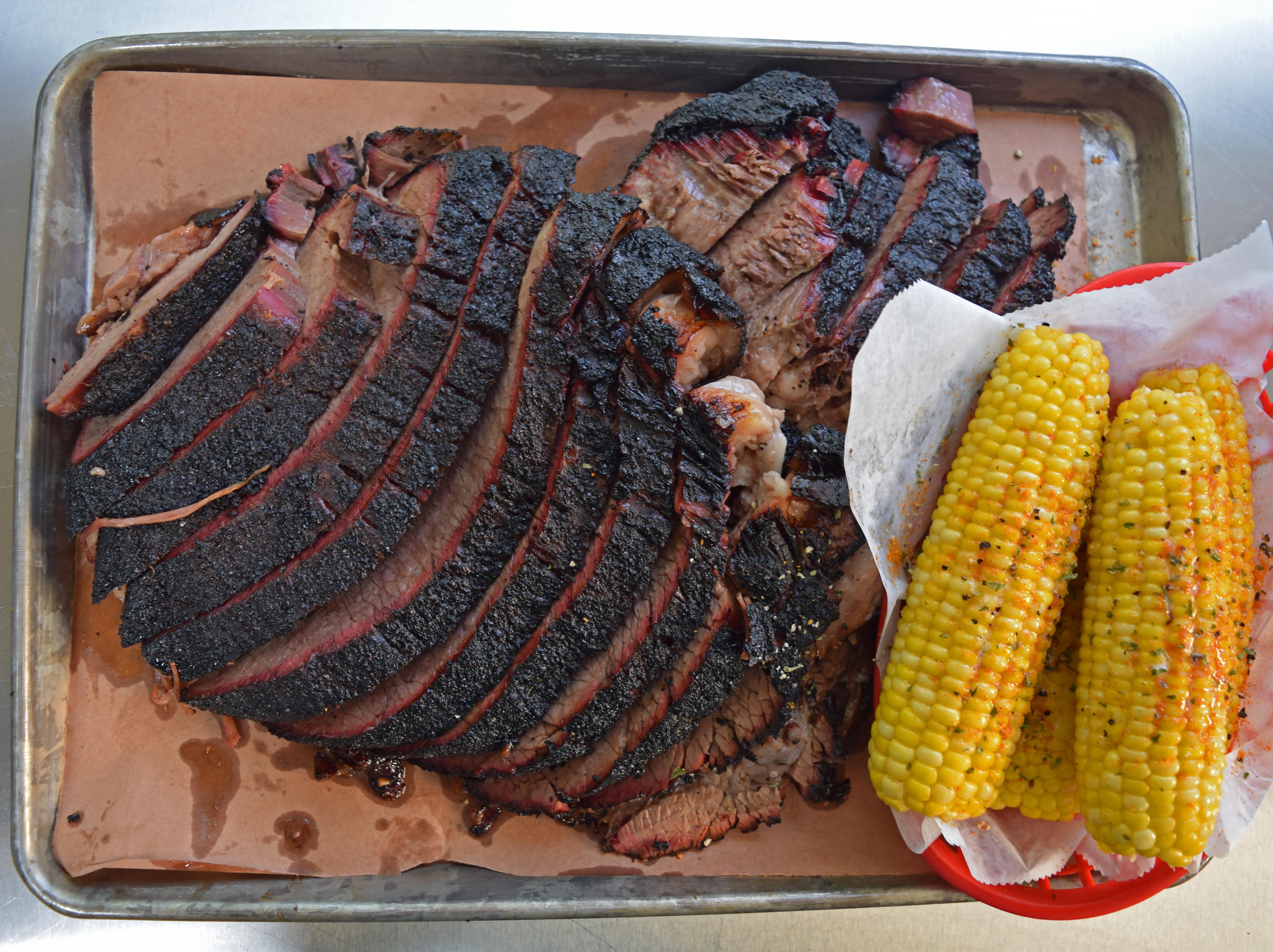 Smoked a Texas style beef brisket on a Big Green Egg yesterday. BBQ