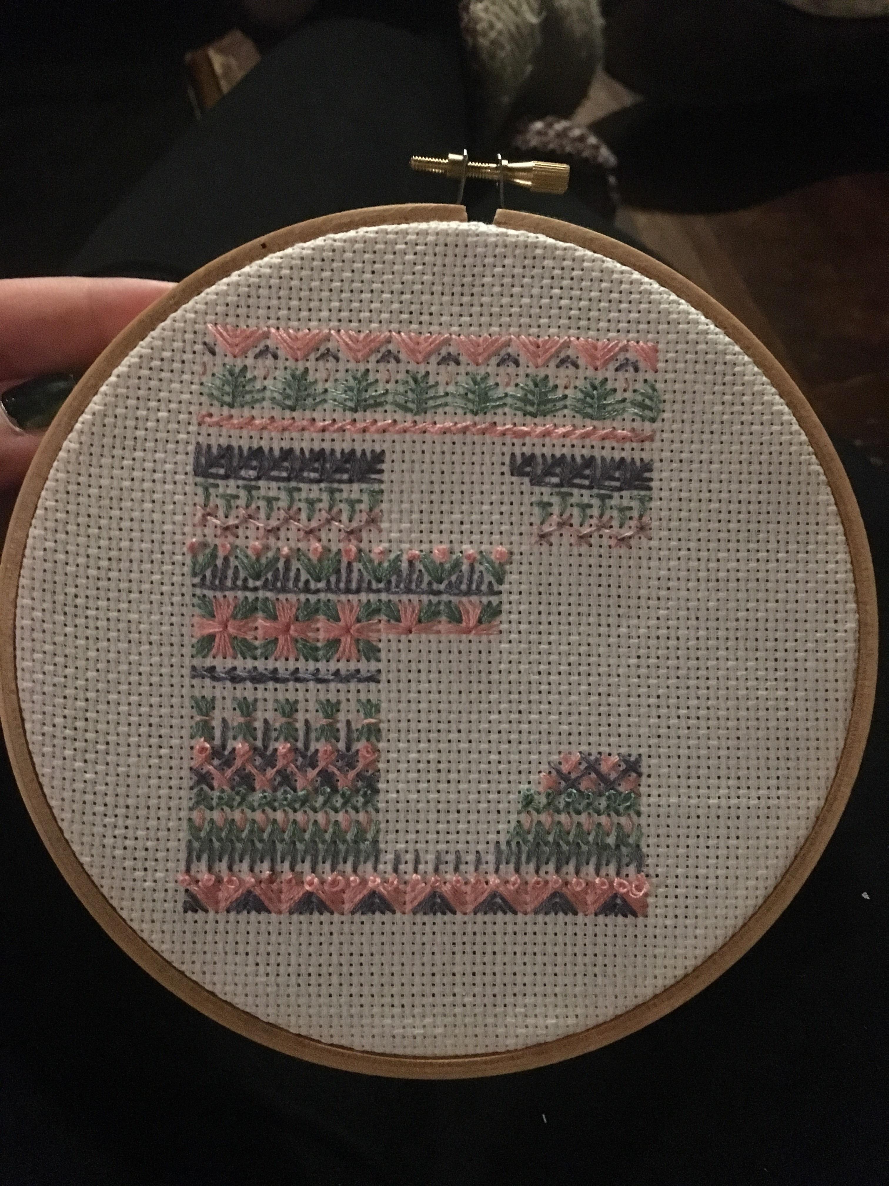 I gave embroidery a go. r/IMadeThis