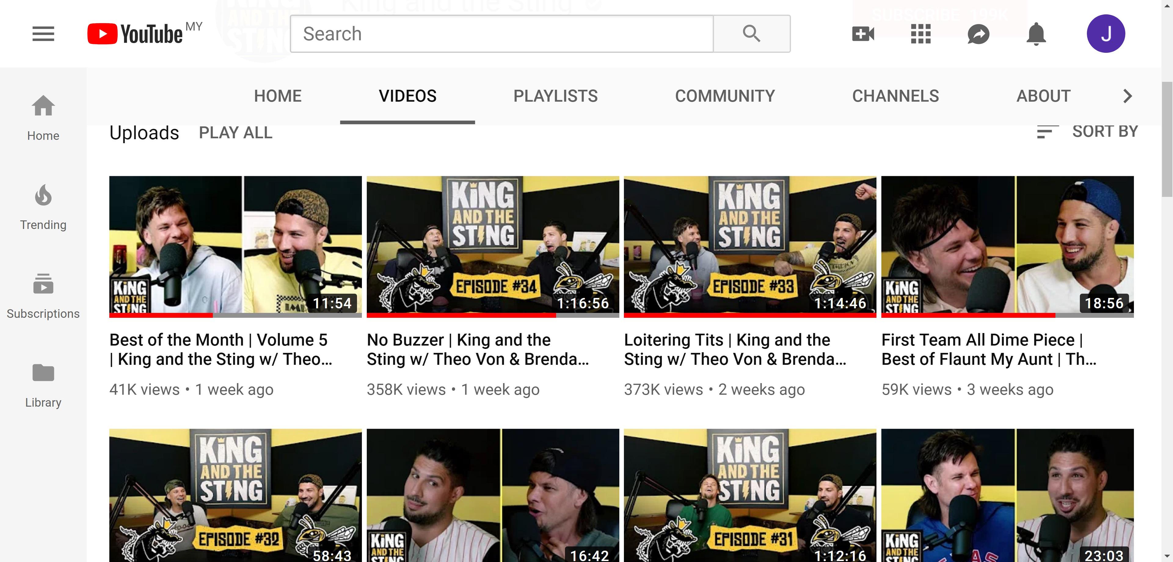 King and the Sting Episode 35 from this week missing. Dicey Dicey. r