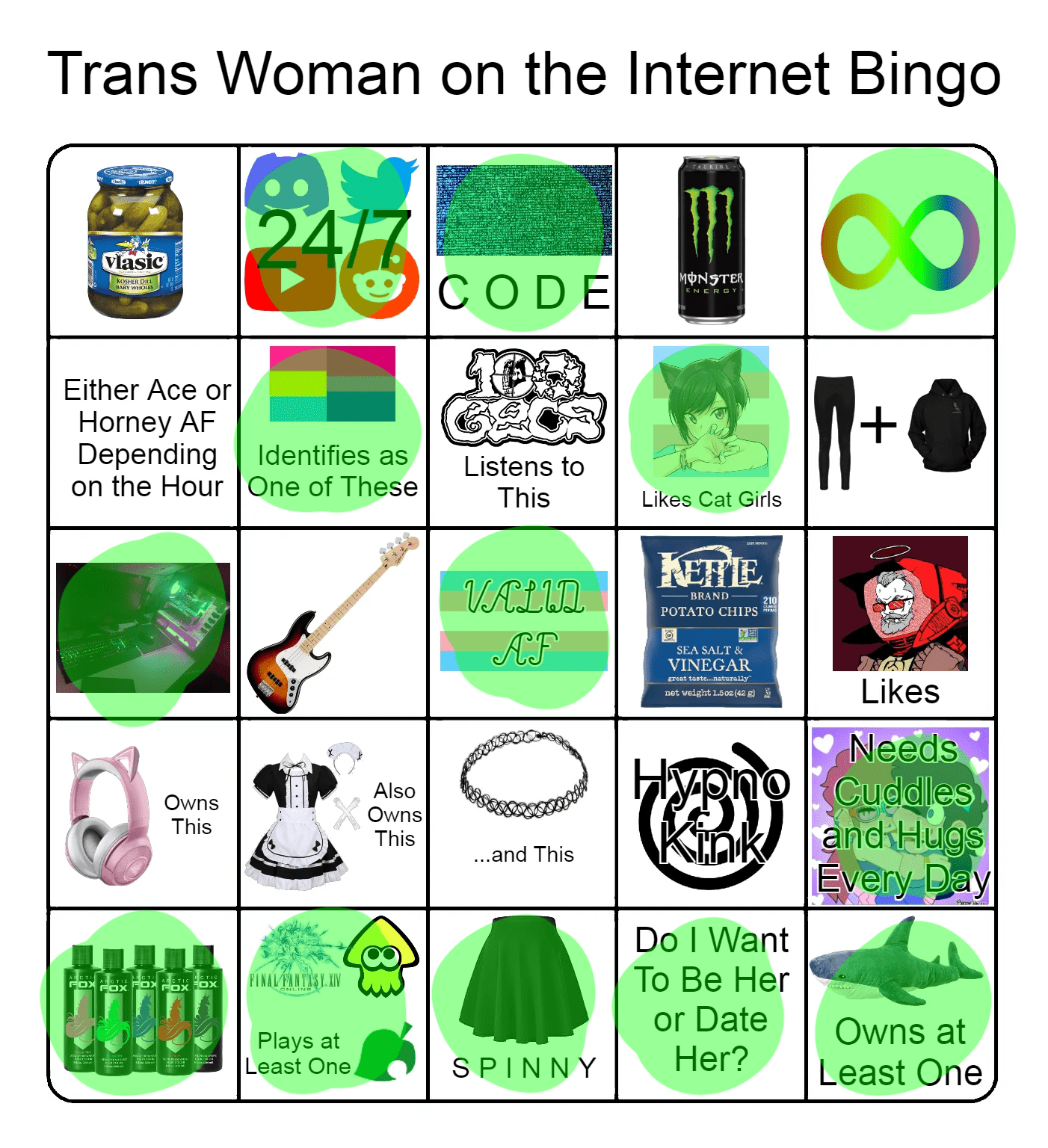 transfem bingo 💪💪💪 r/traaaaaaannnnnnnnnns2