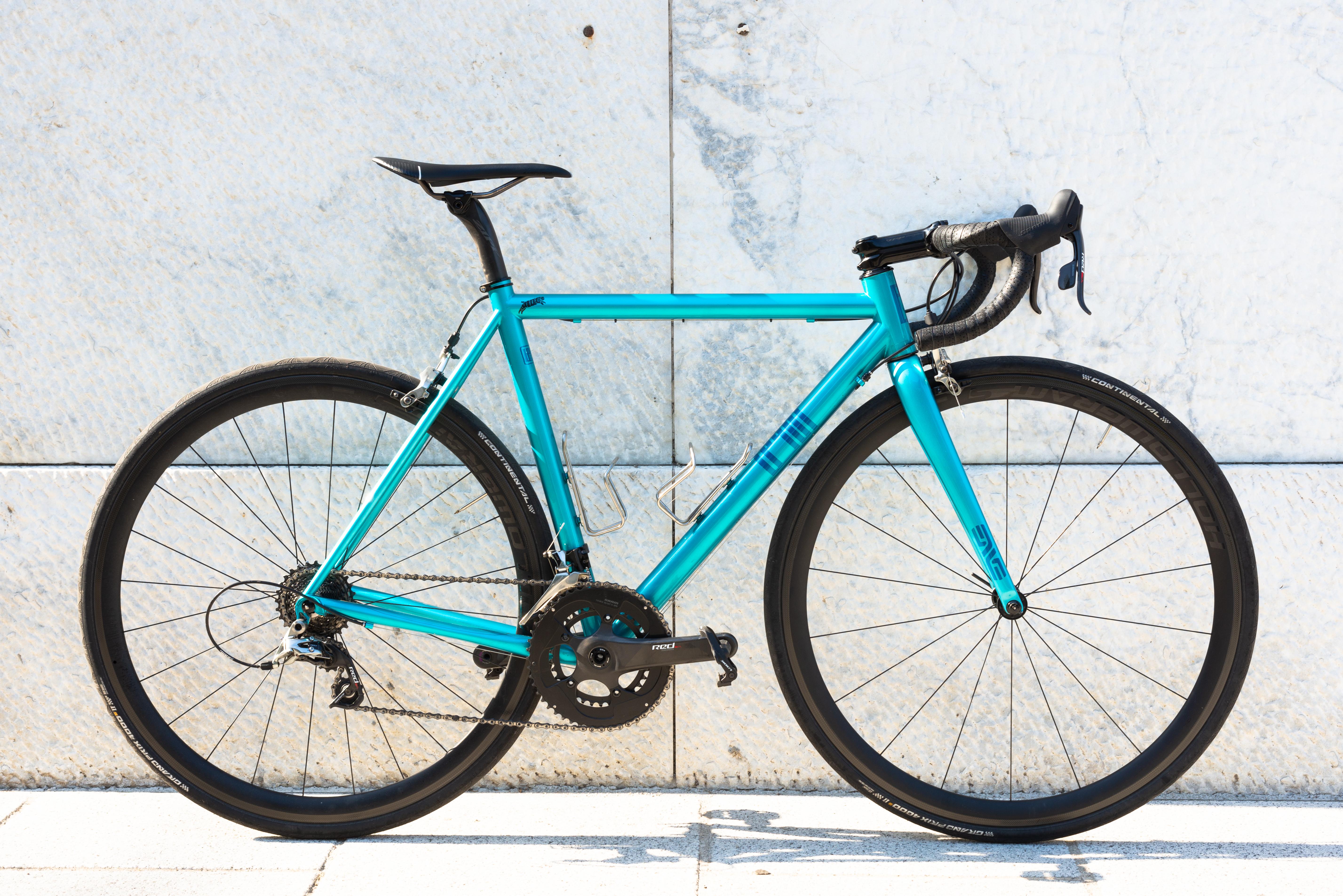 After some miles and a new seatpost (more comfortable), my steel bike