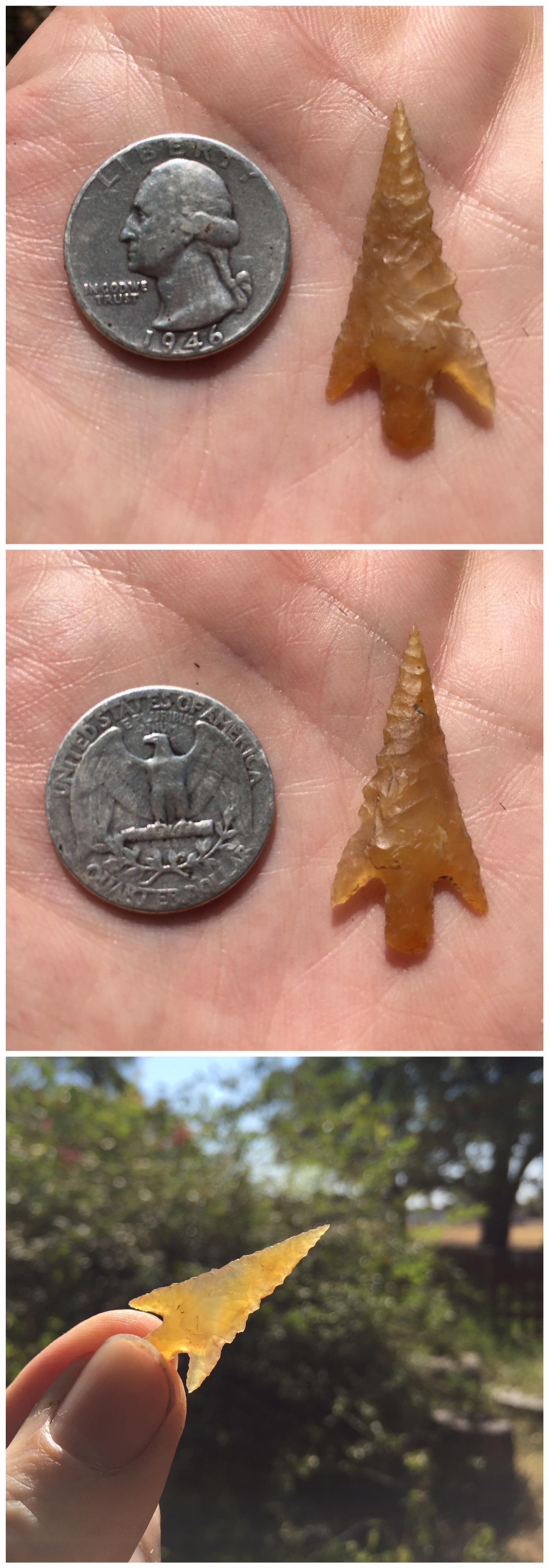 Found this sweet Sabinal arrowhead surface hunting after a downpour last Summer in South Central
