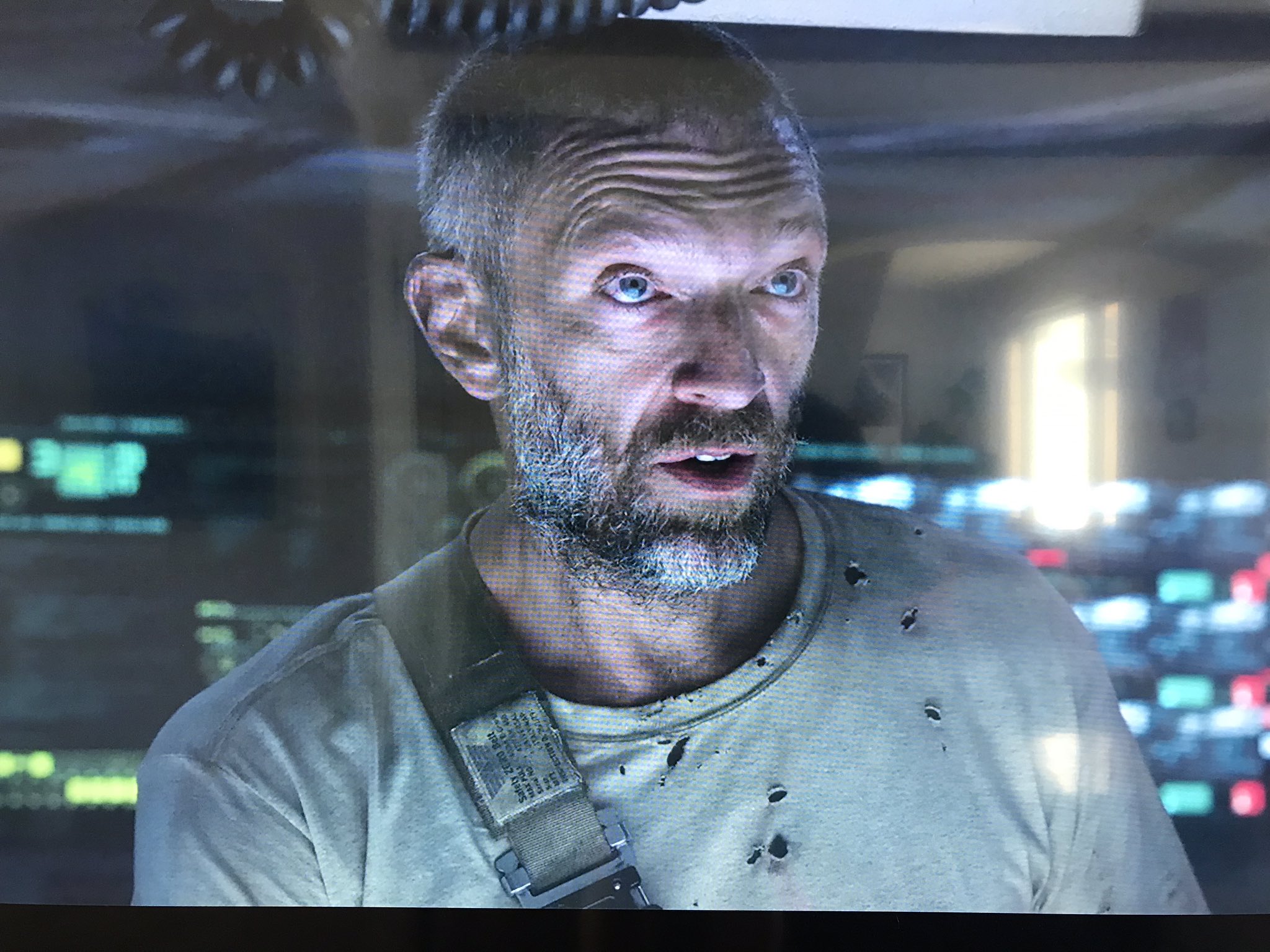 In "Underwater" (2020) we can see the Captain wearing "Weyland Corp