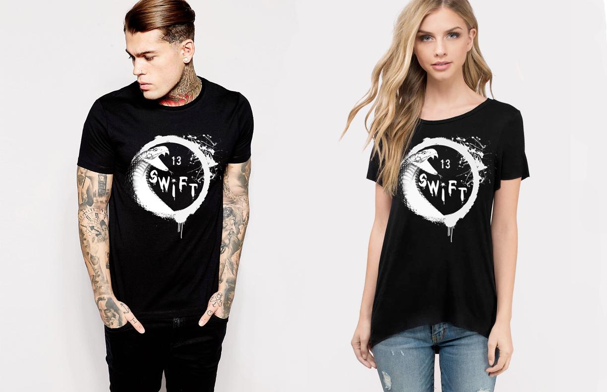 I too created a grunge/metal Taylor Swift shirt. Except I put my design