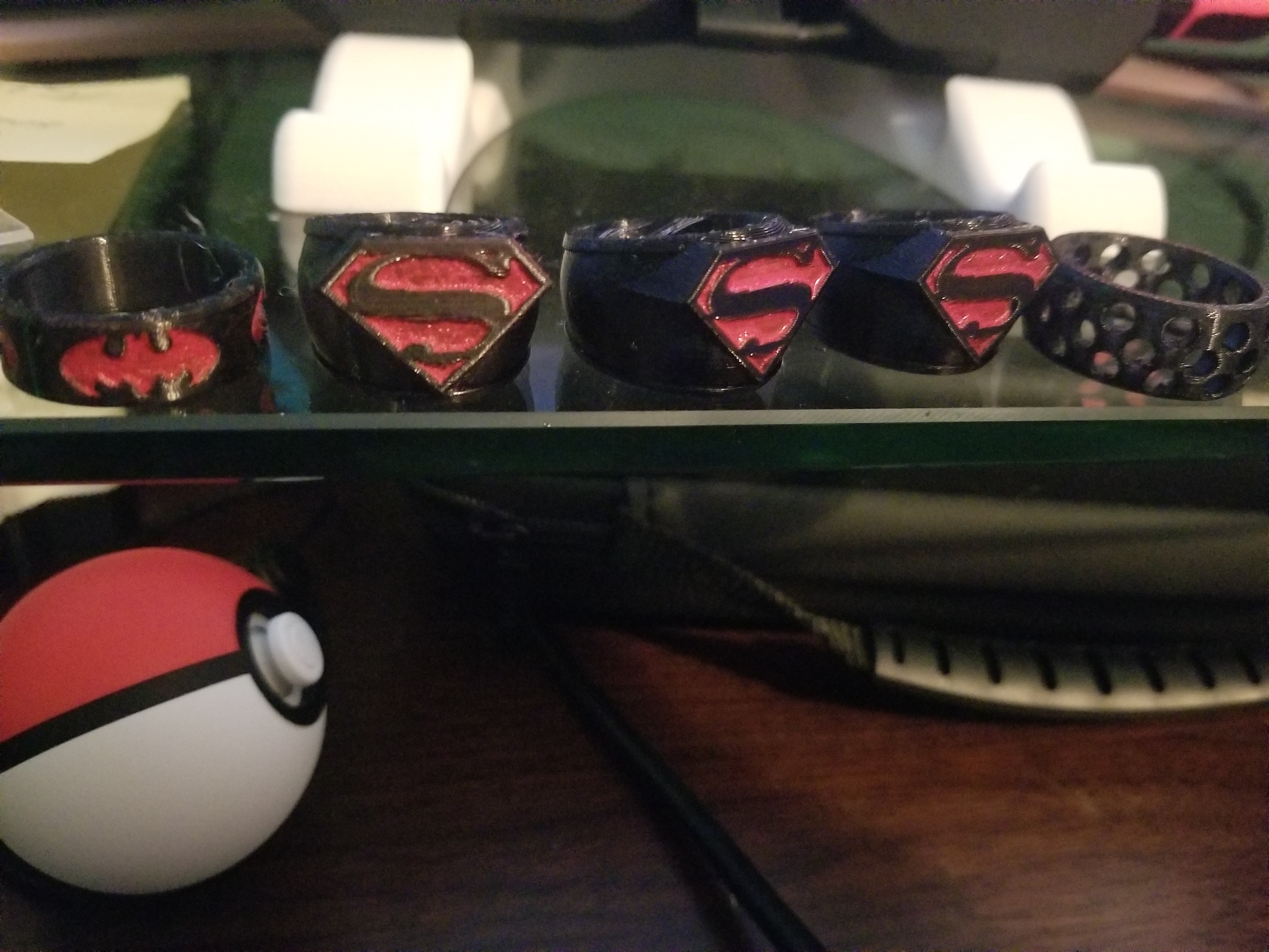 Wanted a flexible wedding ring for the gym, so i printed some out of TPU. r/3Dprinting