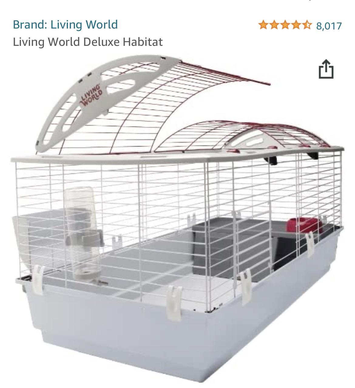 Does anyone have this Cage? How would you hang your heating lamp with
