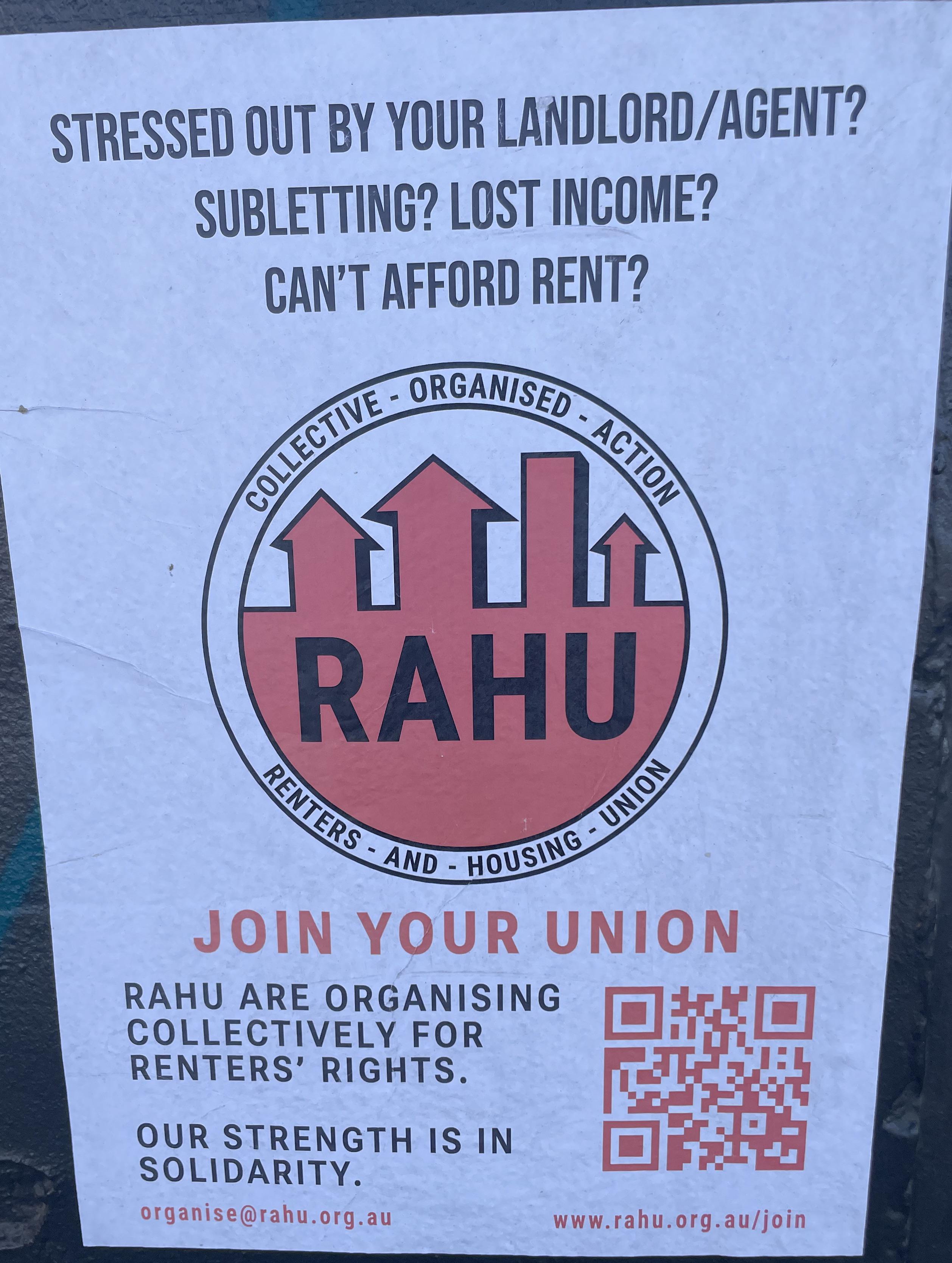 Renters and housing union r/melbourne