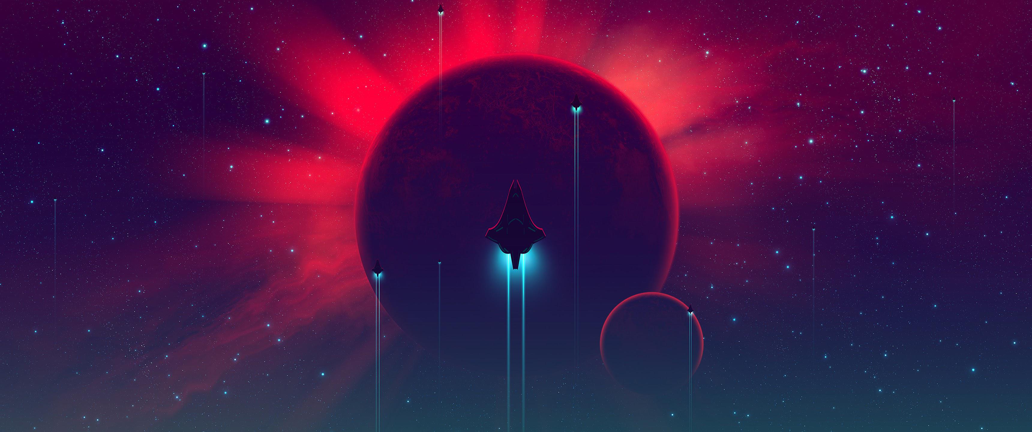 Spaceship [3440 x 1440] r/wallpapers