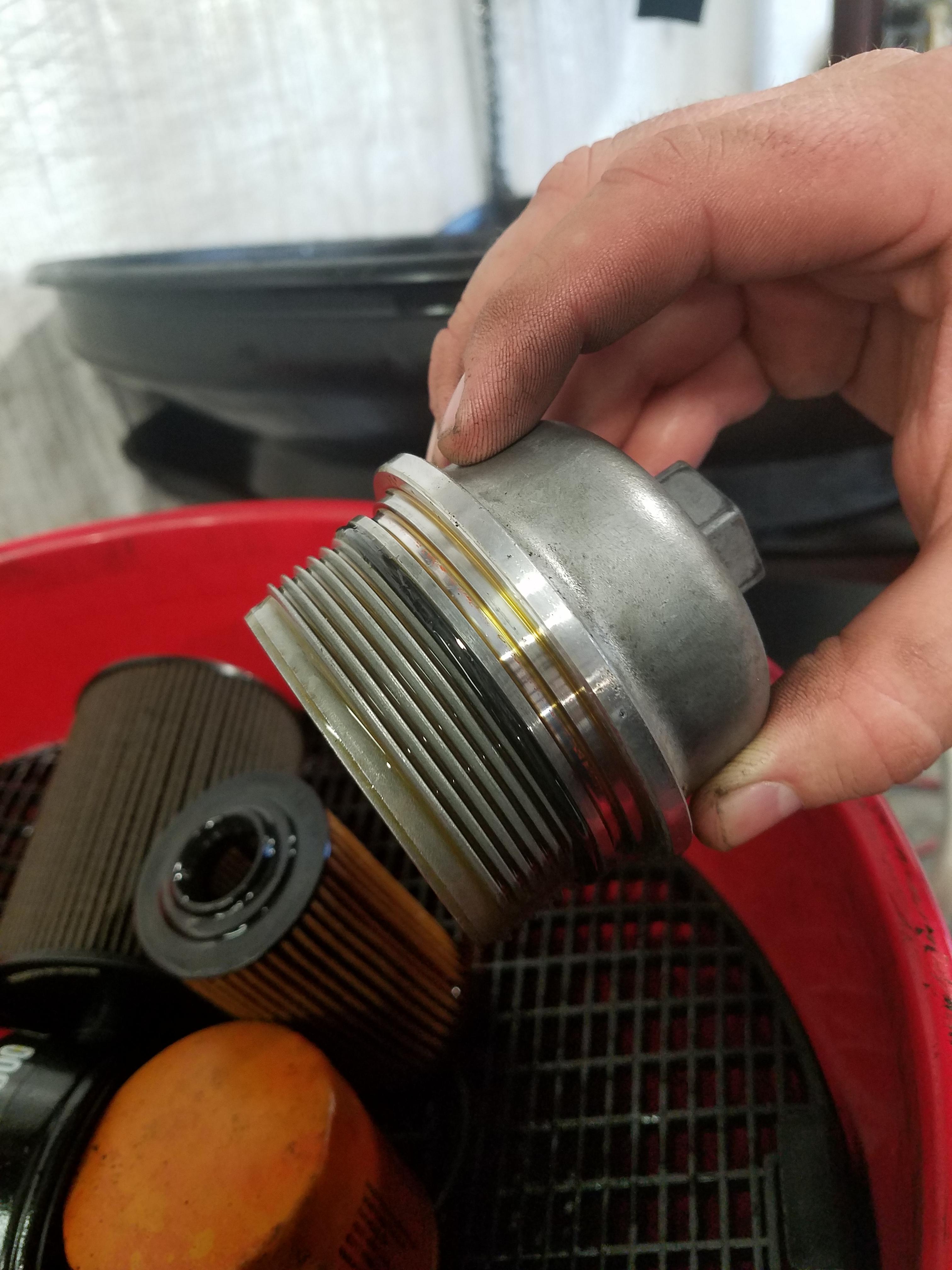 C/S "I just got my oil change at _______, then I smelled burning oil