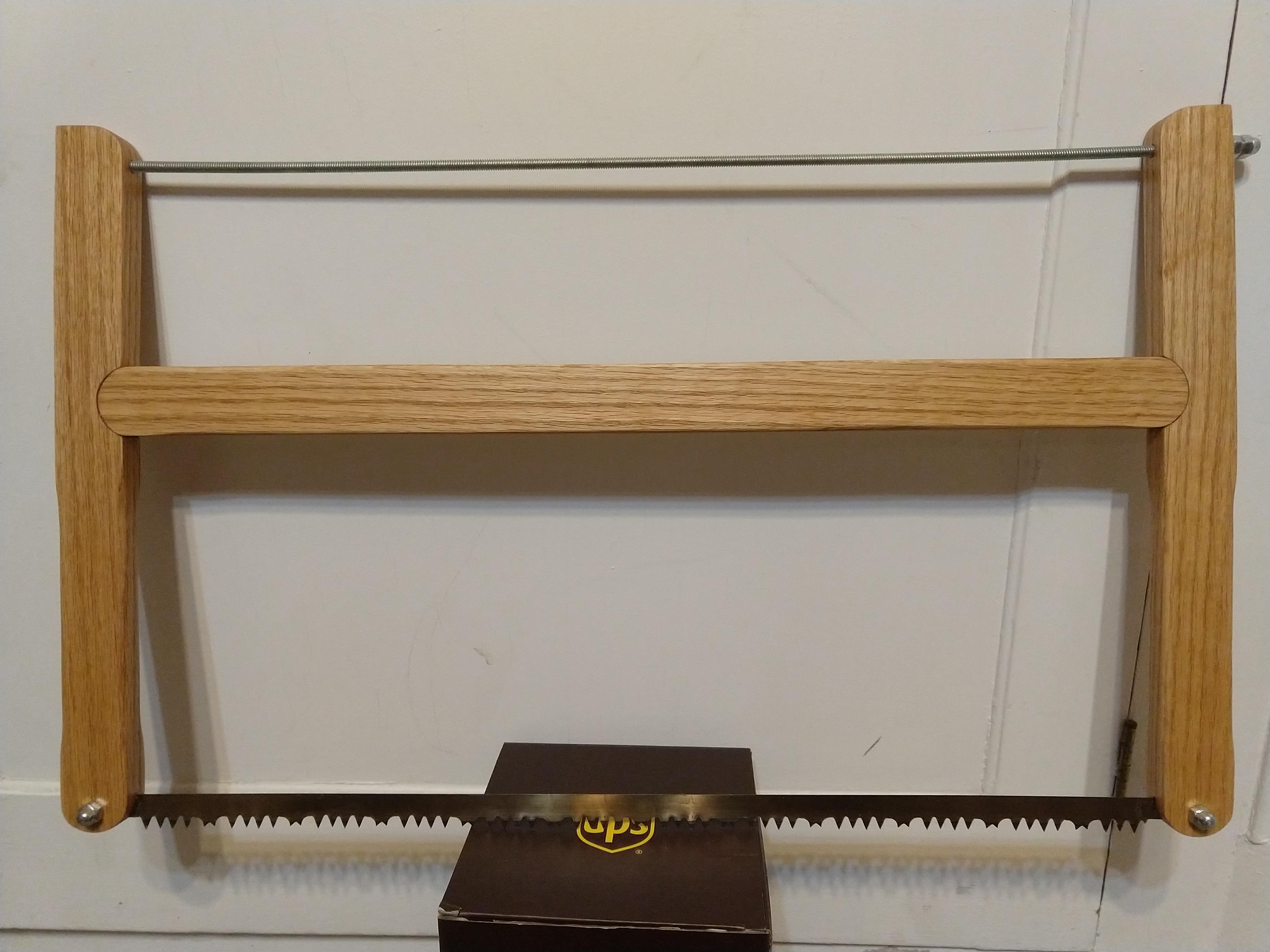 Whipped out a quick bow saw today to cut down the family Christmas tree tomorrow. r/woodworking