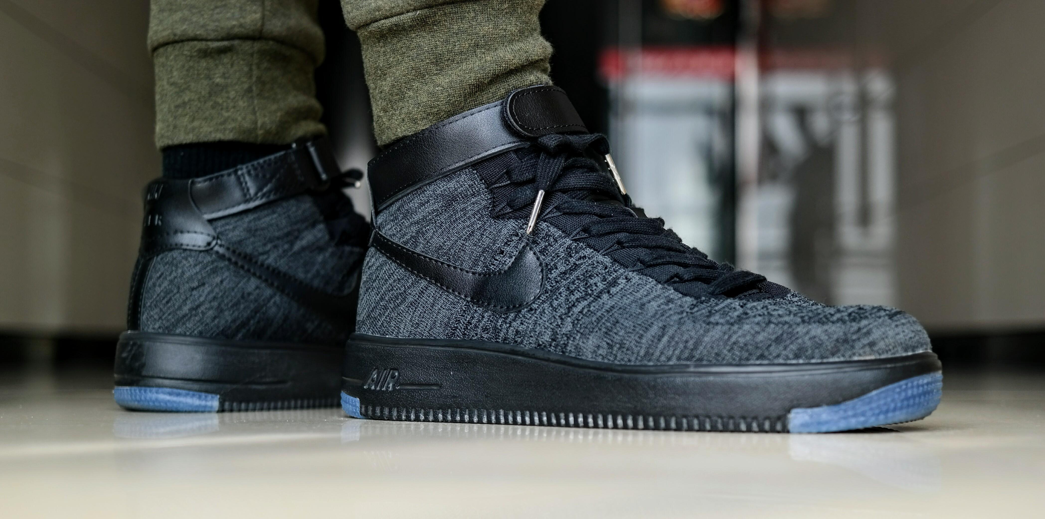 Air Force One Flyknit Black these new midsoles are so light & comfy