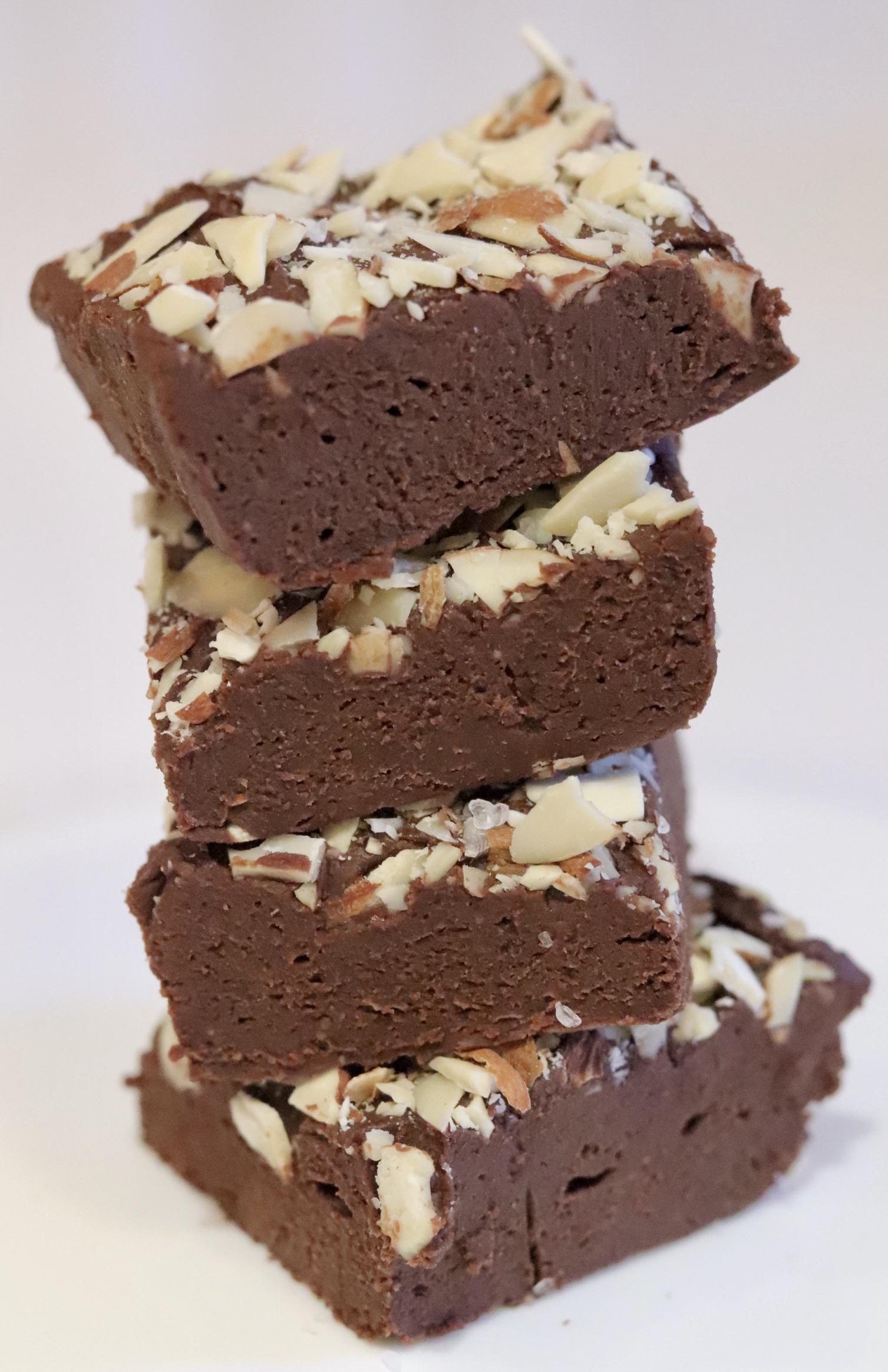 I made Chris Morocco’s ChocolateAlmond Fridge Fudge that’s in the Feb 2020 issue! r/bon_appetit