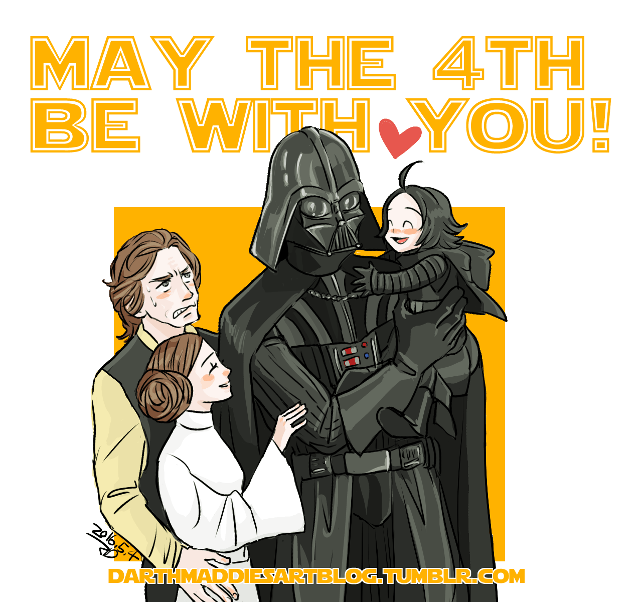 May the 4th be with you all! Heres some fanart of Baby Kylo with his