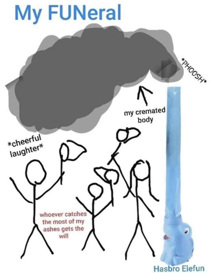 I put the FUN in FUNERAL r/memes