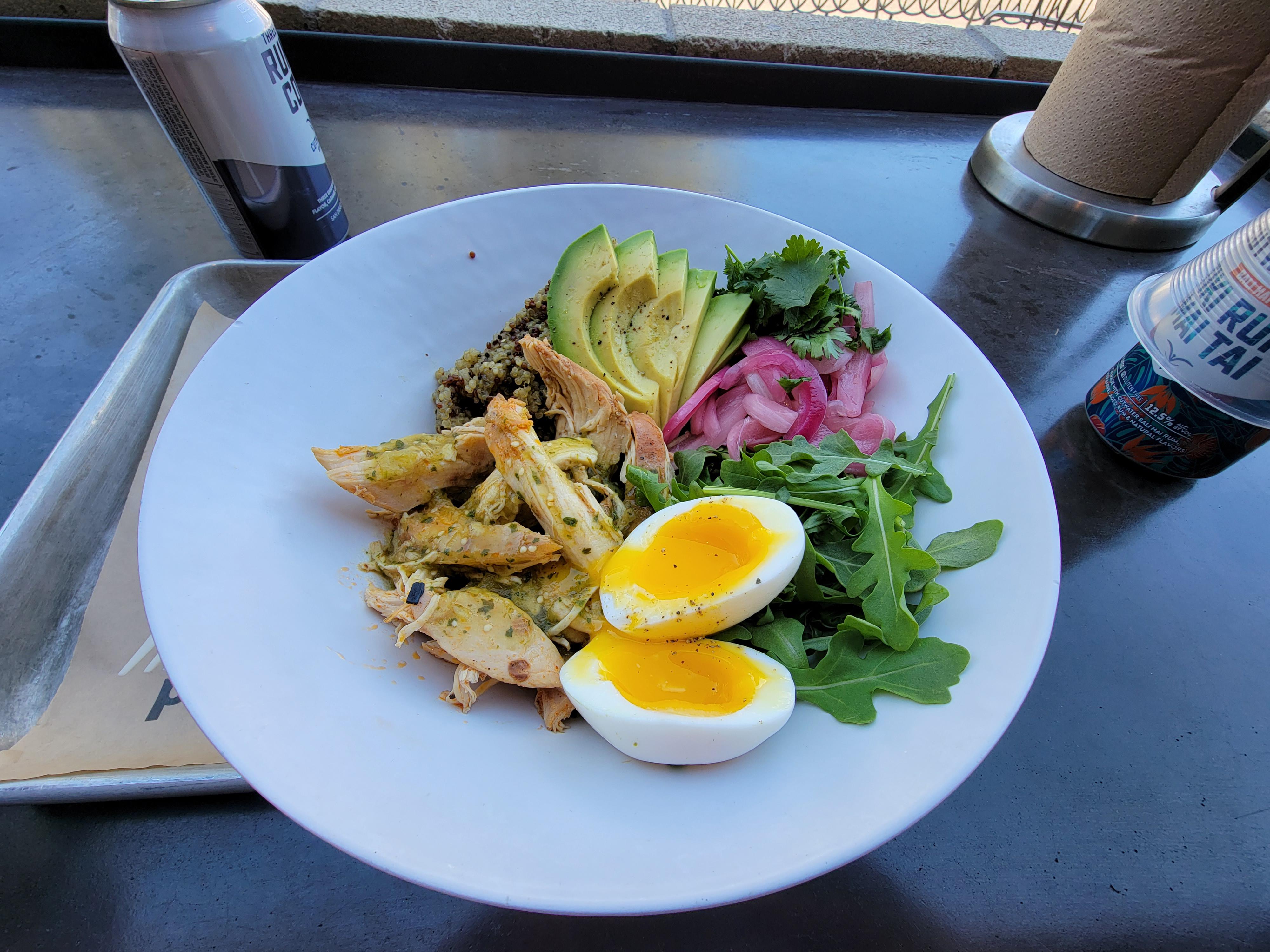 AntiSalad Power Bowl Crack Shack, Las Vegas Strip! Quinoa, avo