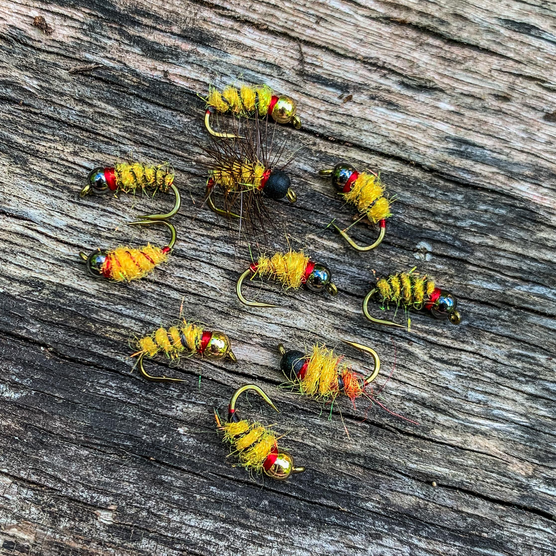 Cant stop tying yellow flies!!!! : r/flytying