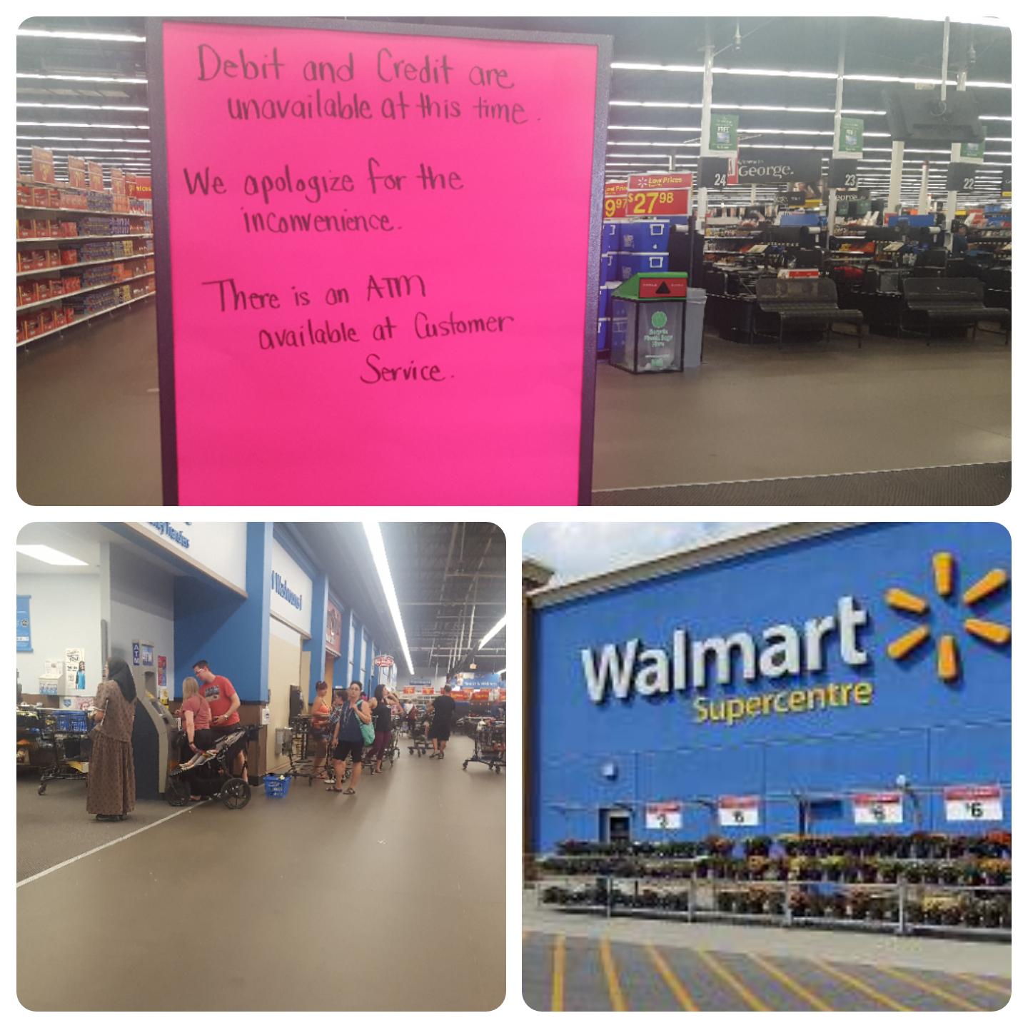 Medicine Hat WalMart Debit/Credit Machines down for 4+ days now