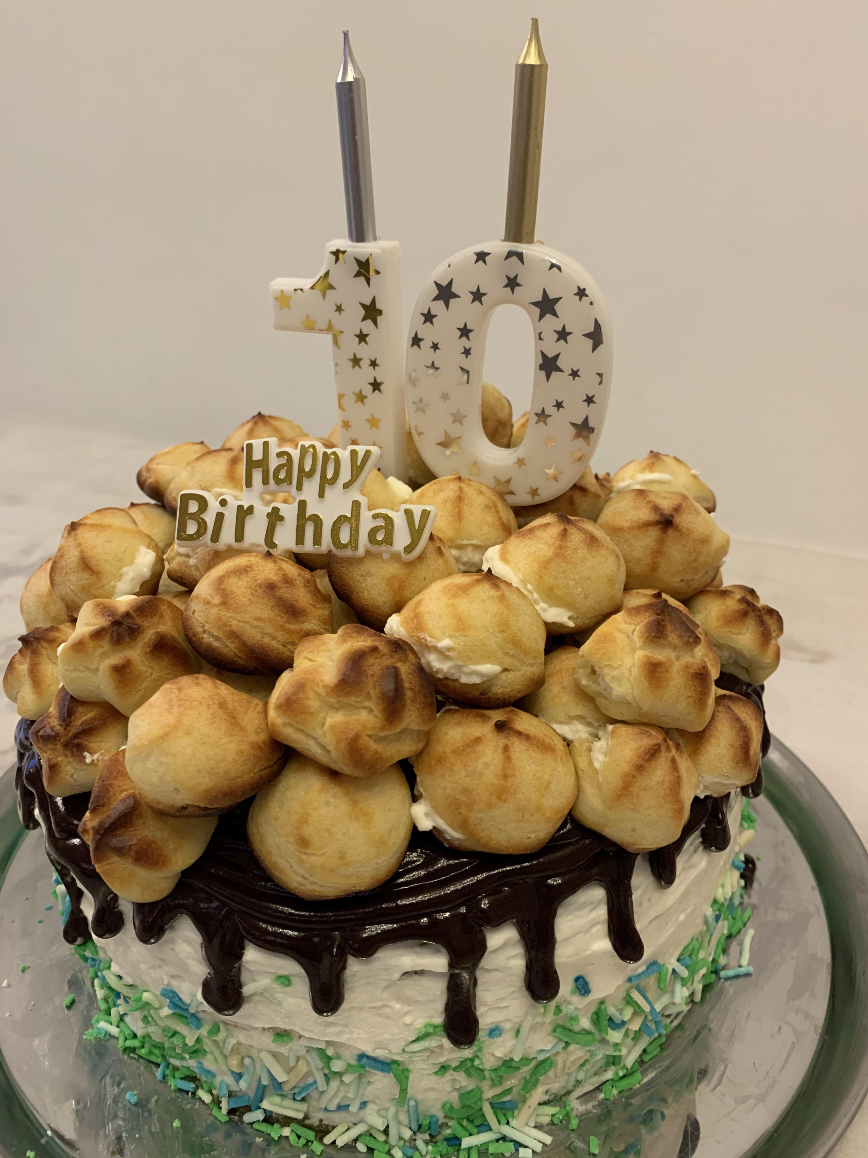 An amazing take on Stella parks bravetart cake for my son's 10th bday