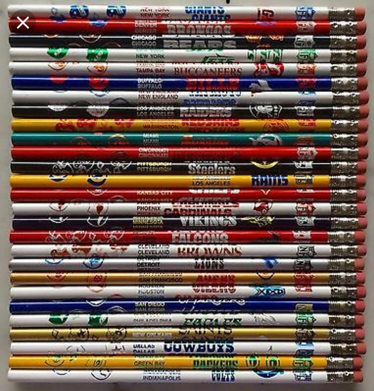 These NFL pencils from the 90s... r/nostalgia