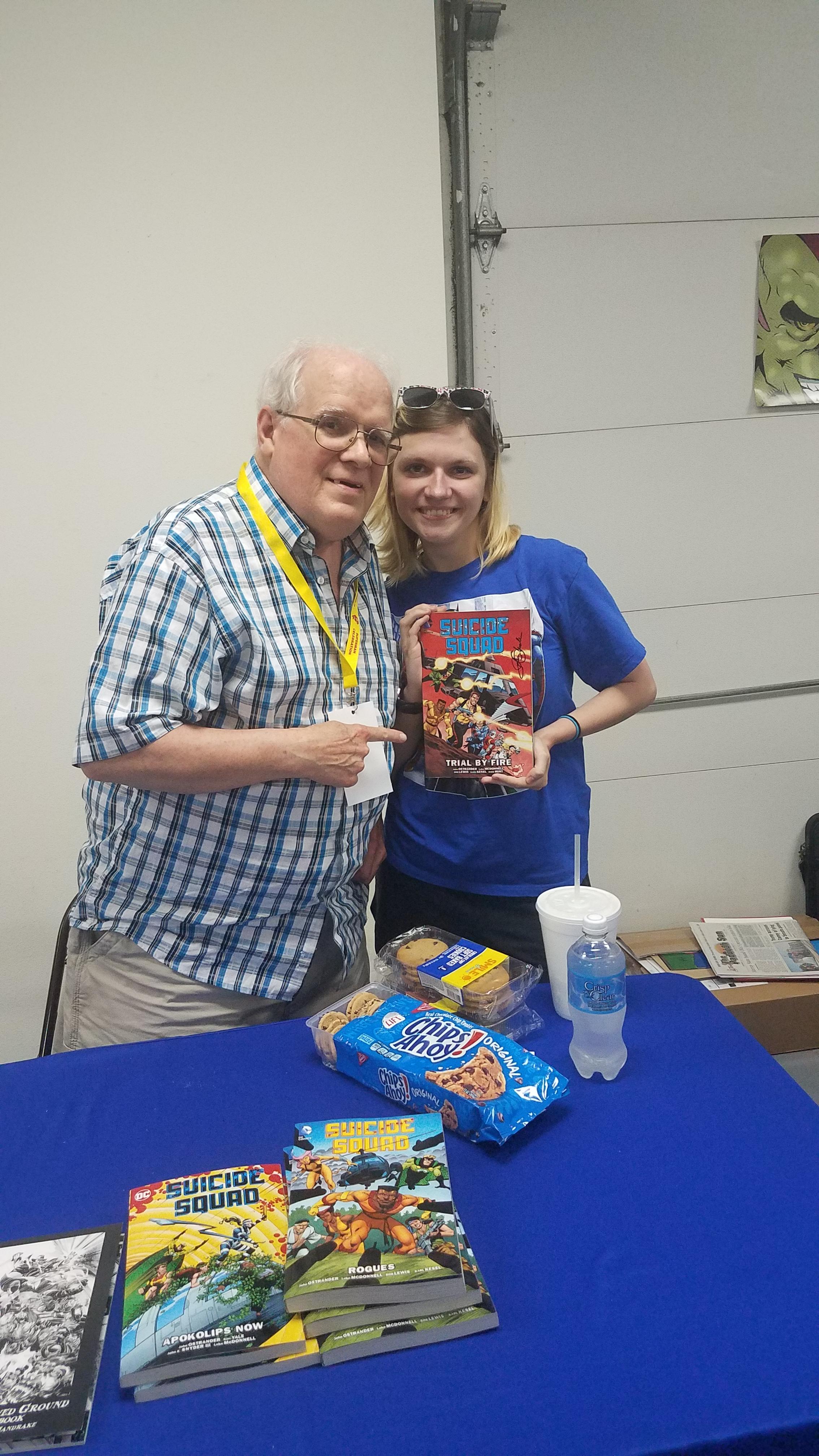 I met John Ostrander at the Superman Celebration this year!