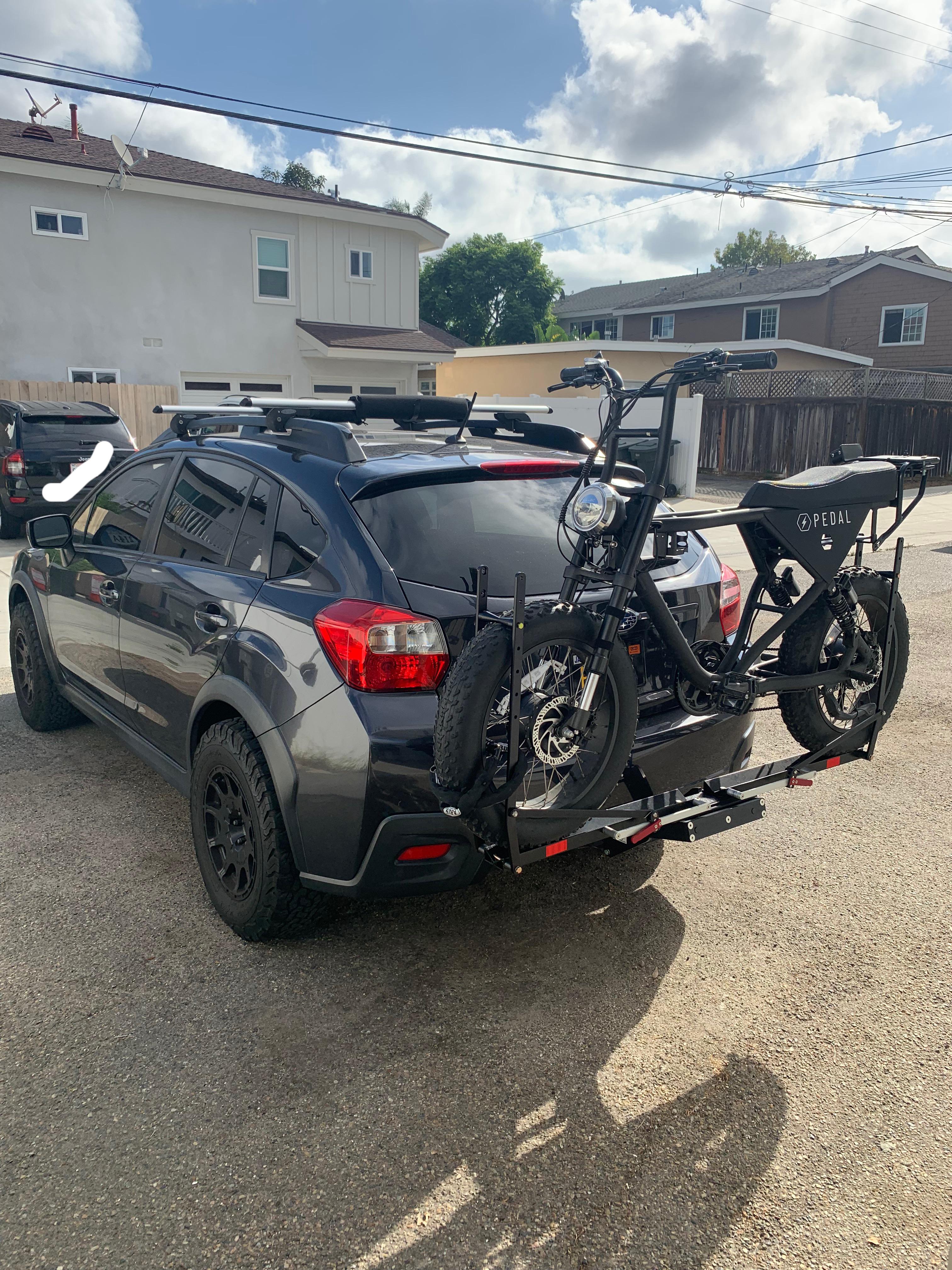 New 1up bike rack for my pedal electric bike. Highly r