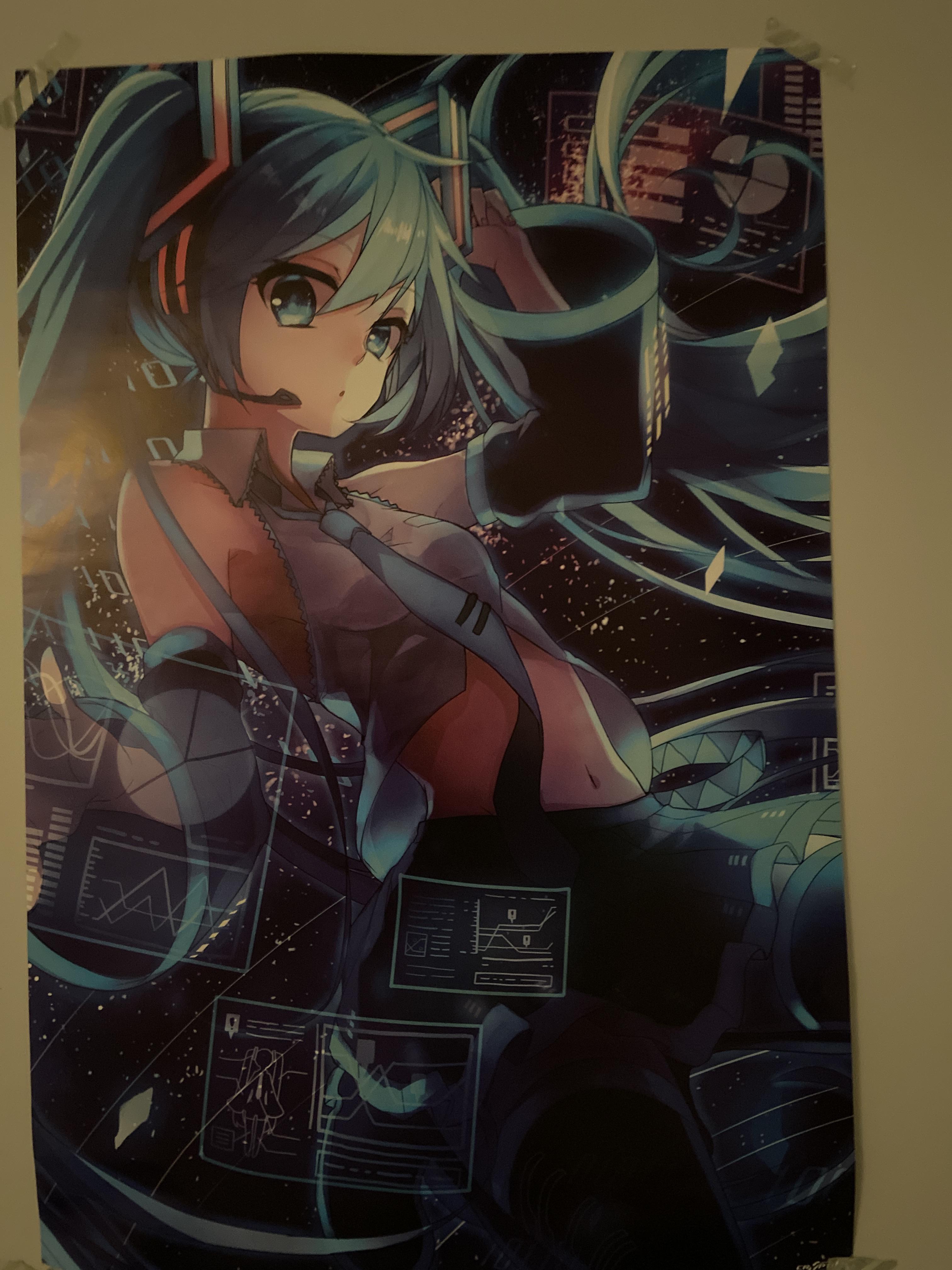 This awesome poster of Miku r/Vocaloid