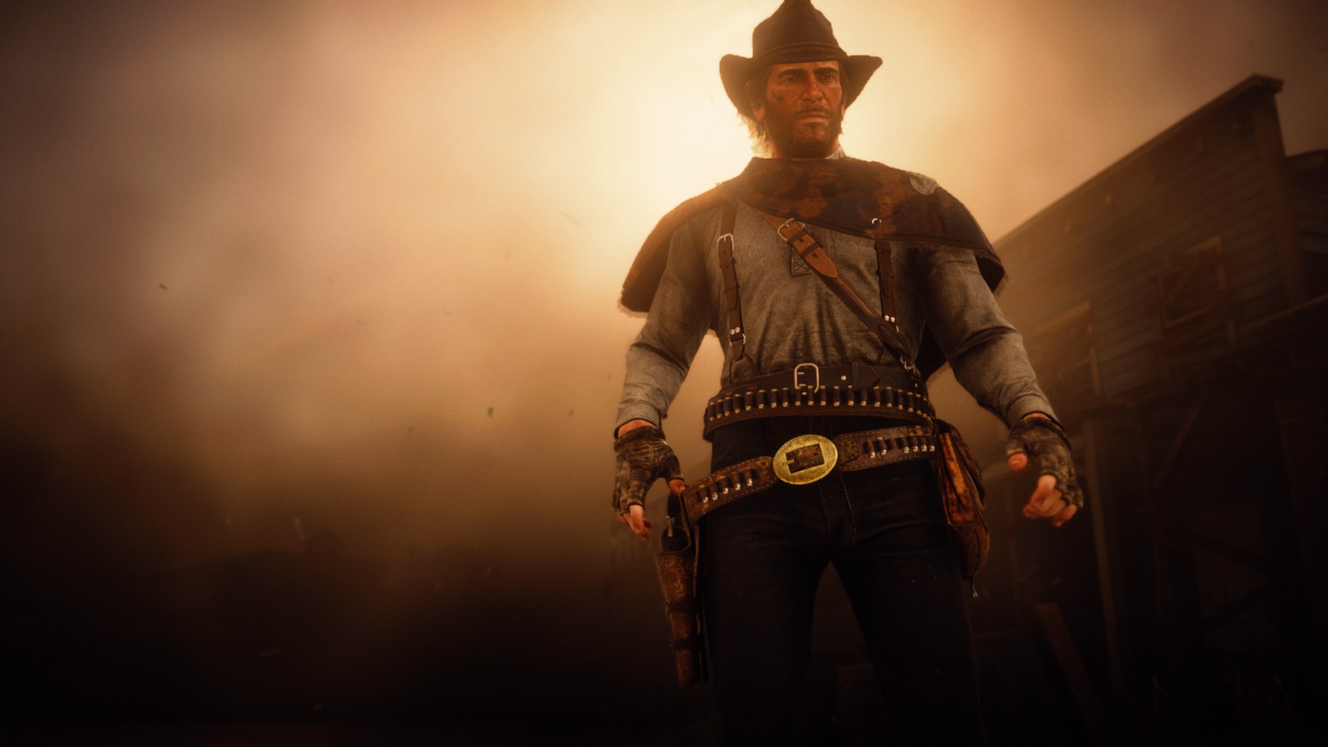 Arthur in Multiplayer Poncho [PC] r/reddeadredemption