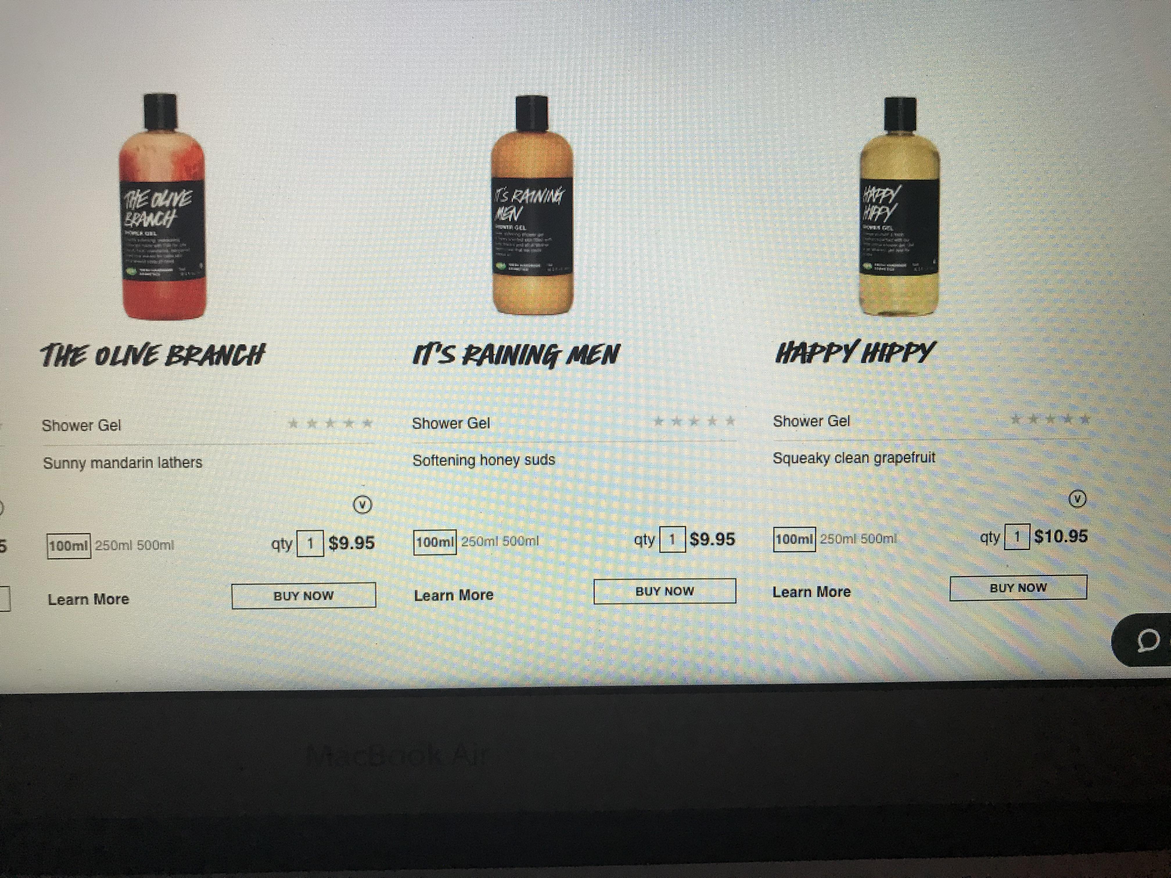 Reformulated Shower Gels, Body Conditioner, and Shower Jelly now