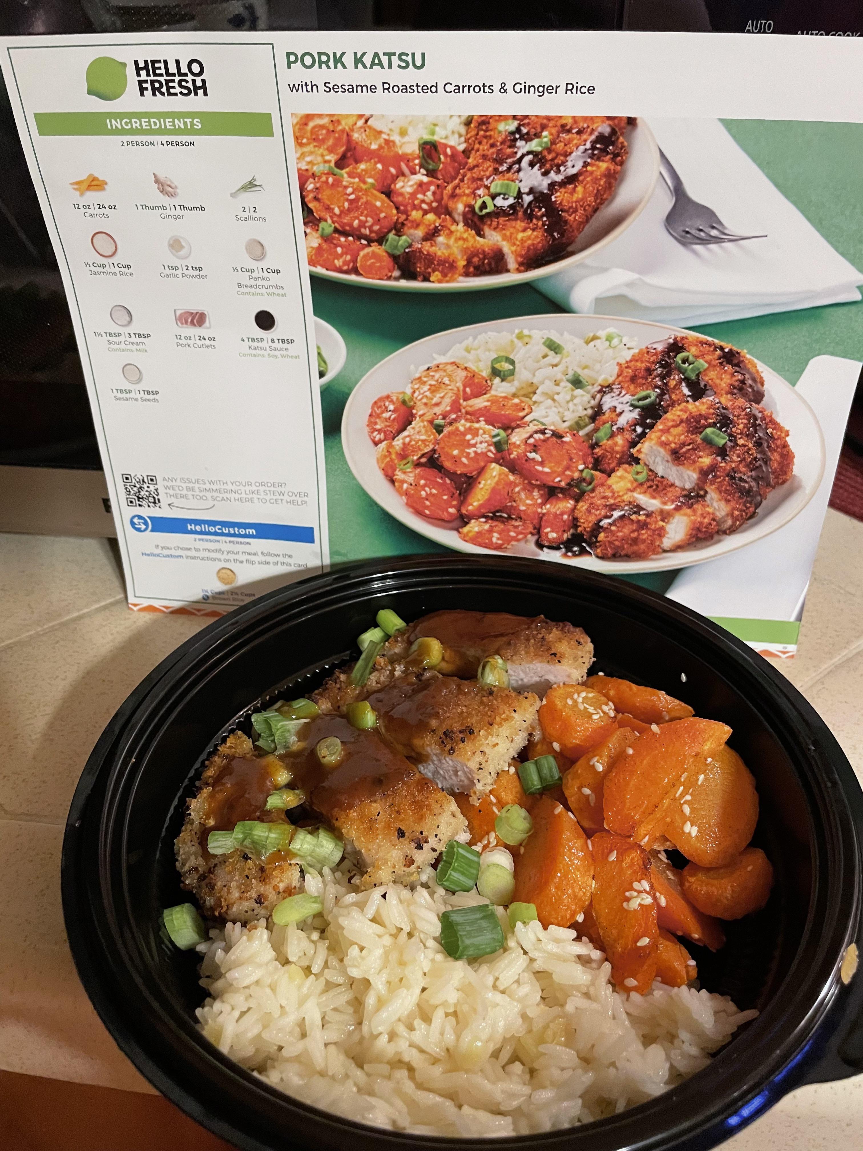 Pork Katsu 12/10 so good. Took me probably 15 min longer though r