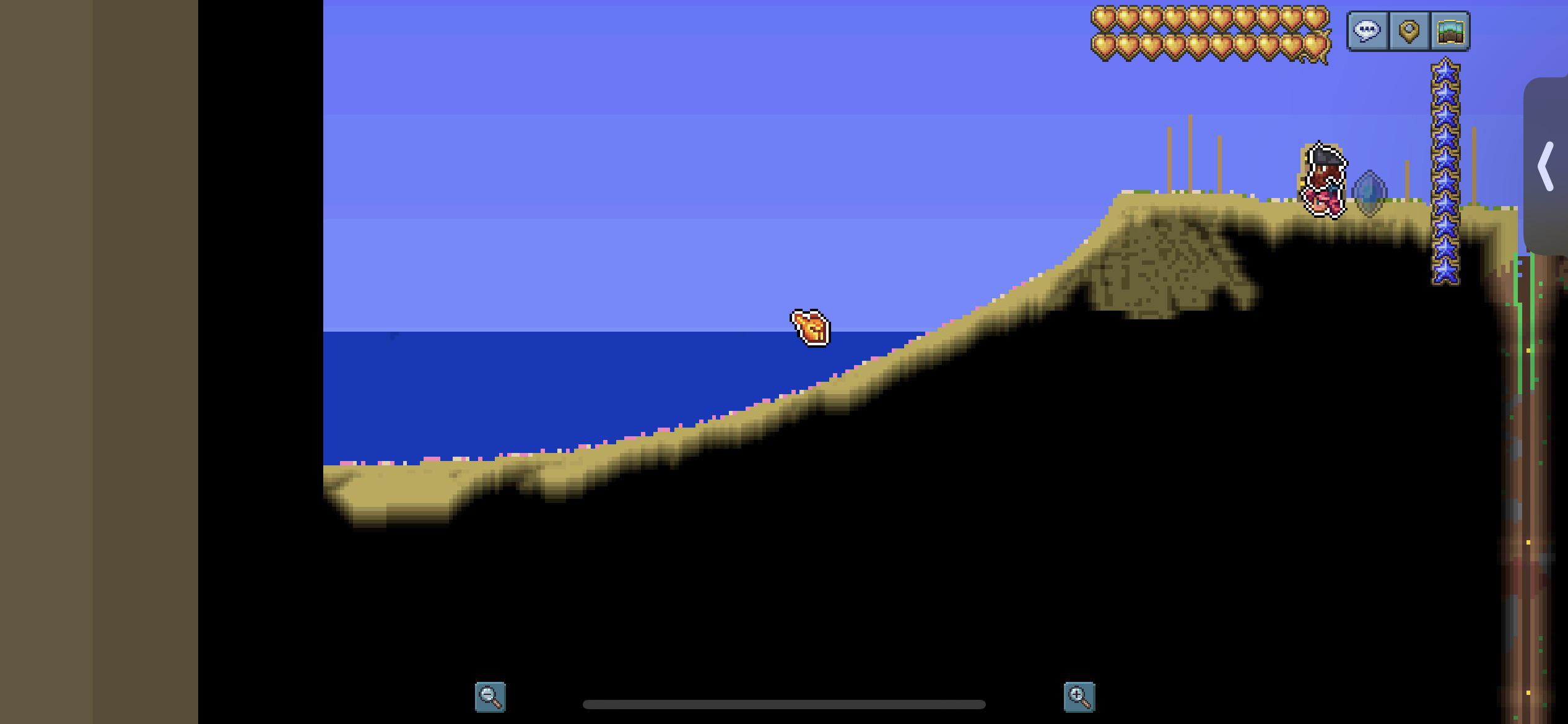 50 of my ocean just disappear why ? r/Terraria