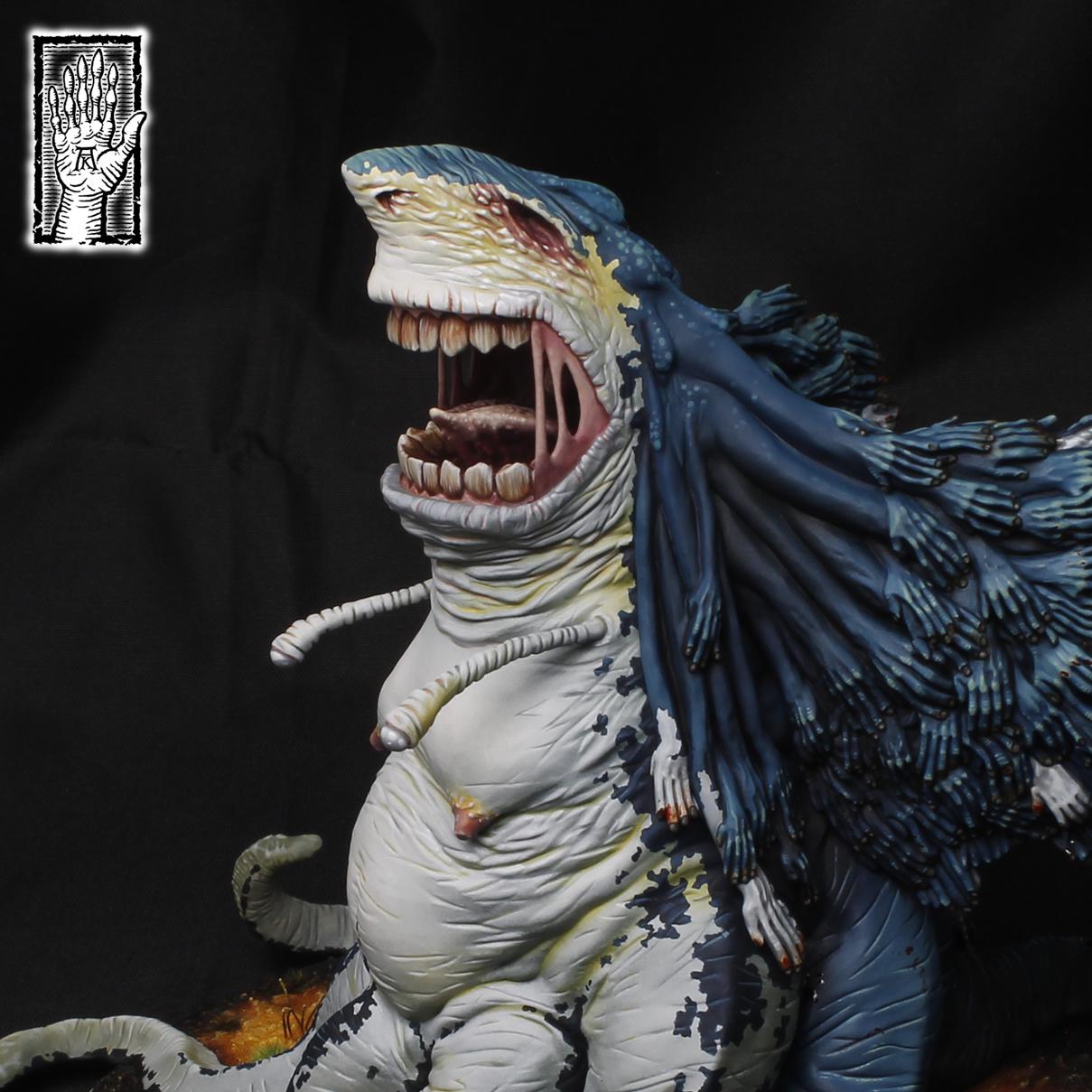 Sunstalker from Kingdom DeathMonster, hope you like it. r/minipainting