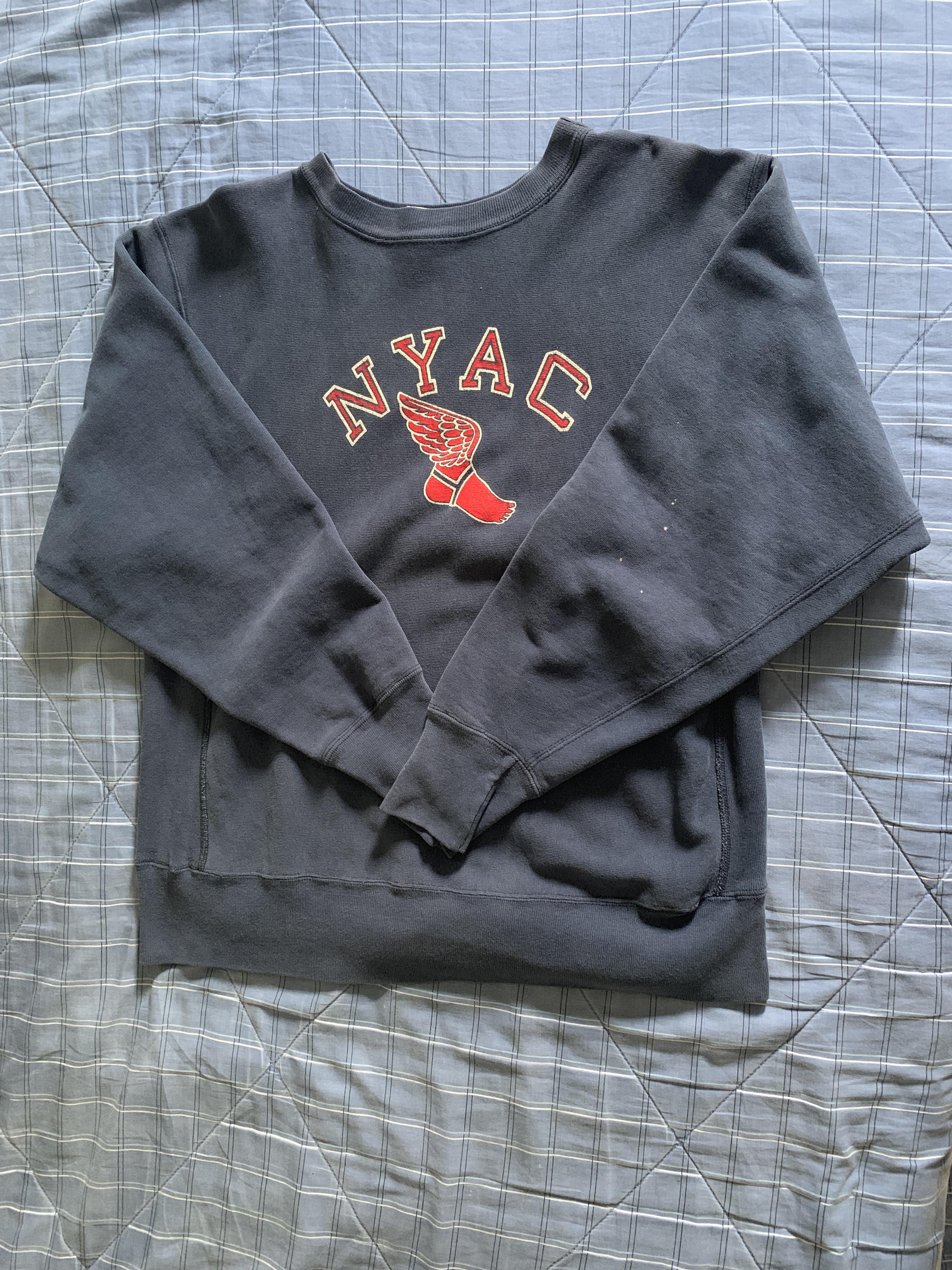 Found a vintage Champion brand New York Athletic Club sweatshirt at the