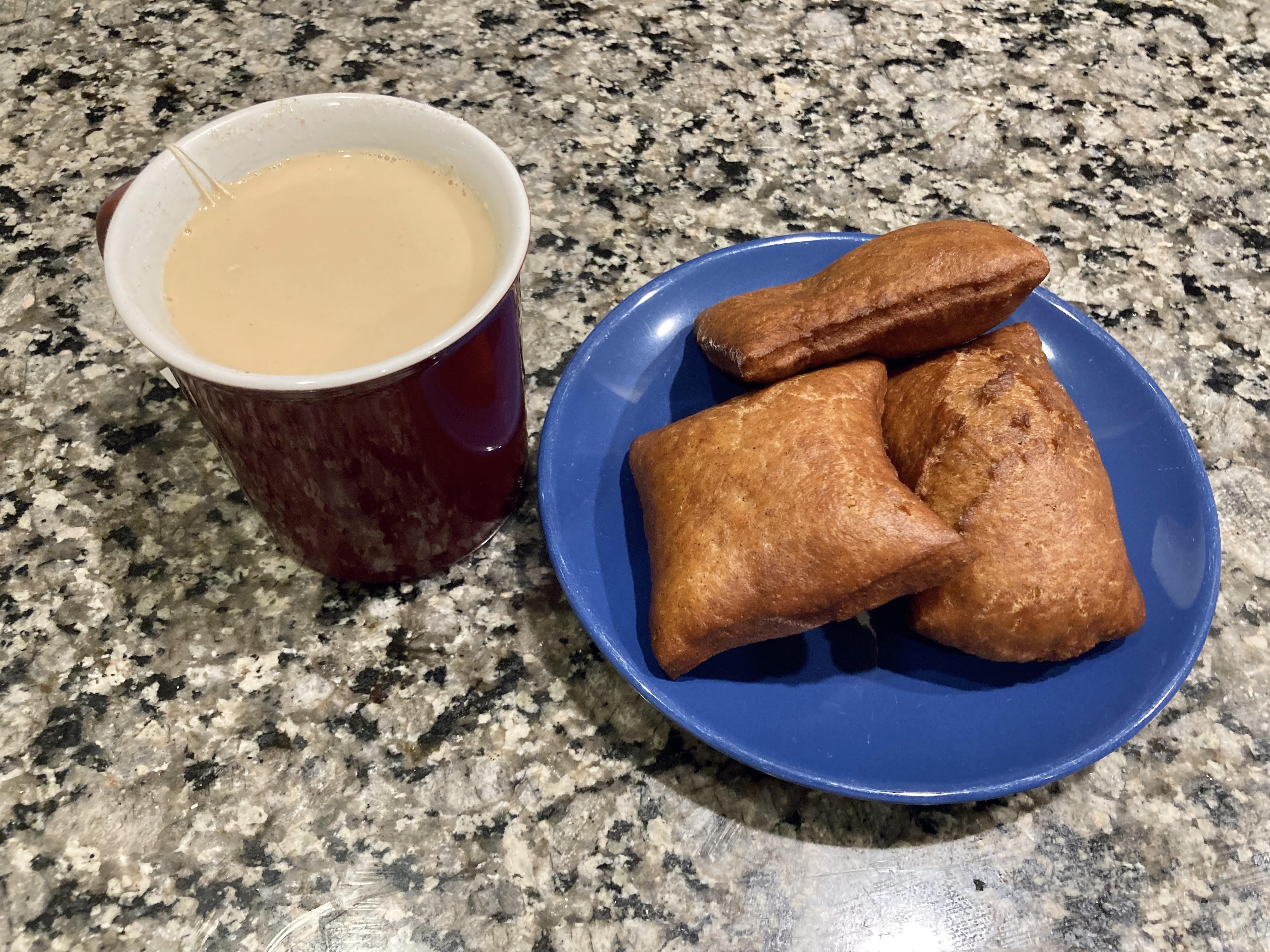 Week 35 Kenyan Mandazi with Kenyan Chai Tea r/52weeksofcooking