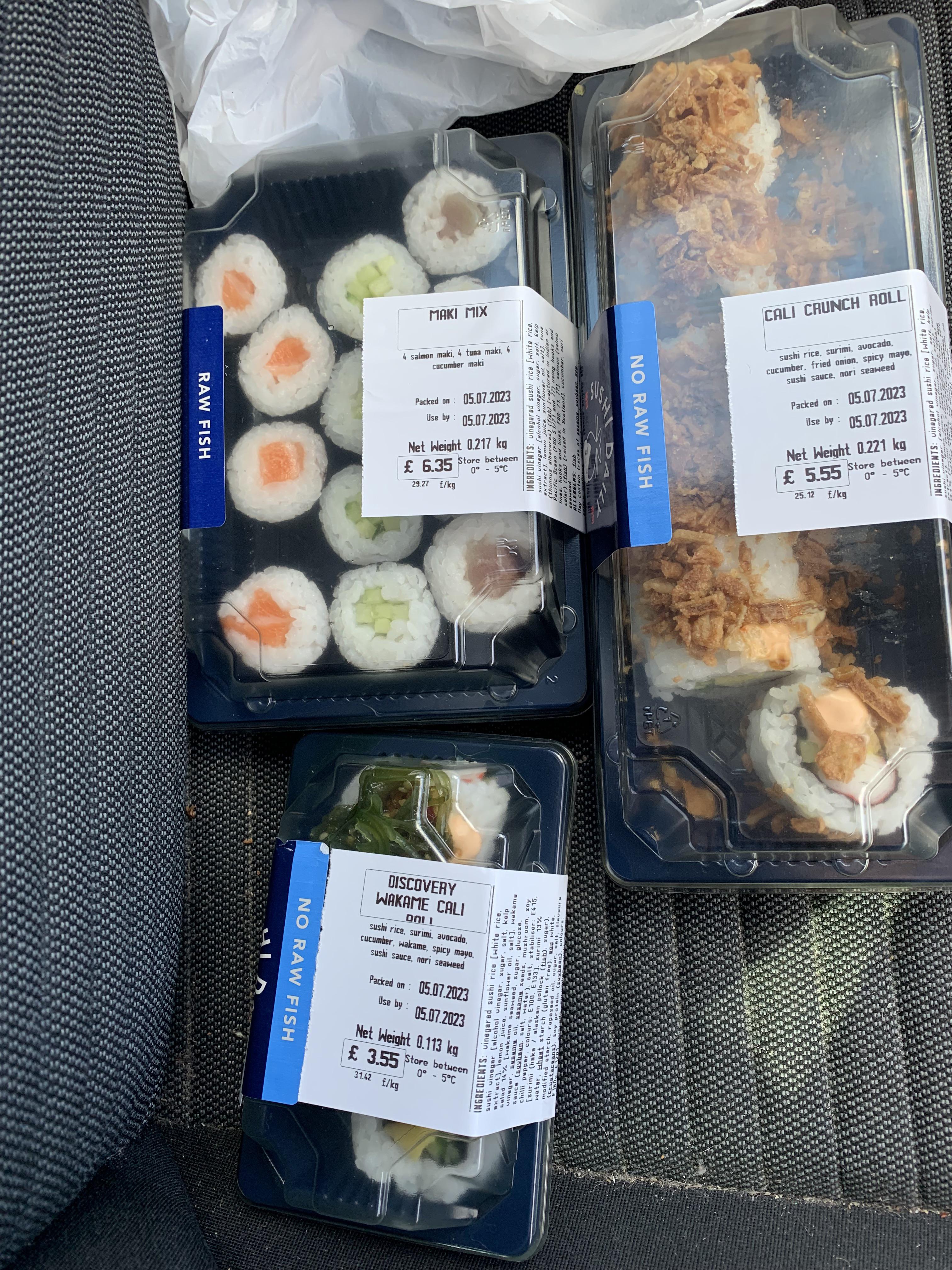 Asda sushi bag £5 r/toogoodtogo