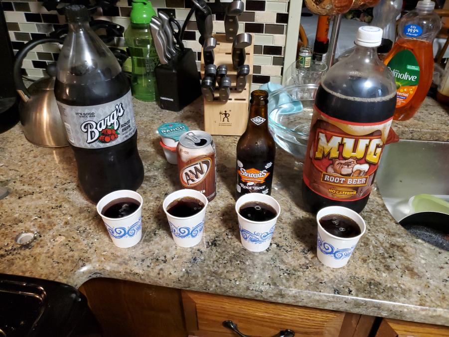 Blind taste test of four main root beers r/rootbeer