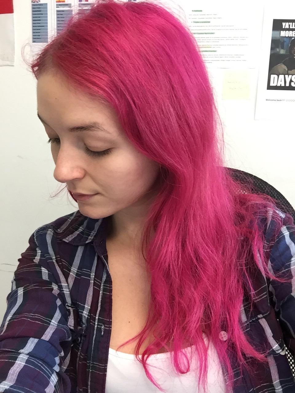 Will brown hair dye cover my Manic Panic Fuschia Shock? r/Hair
