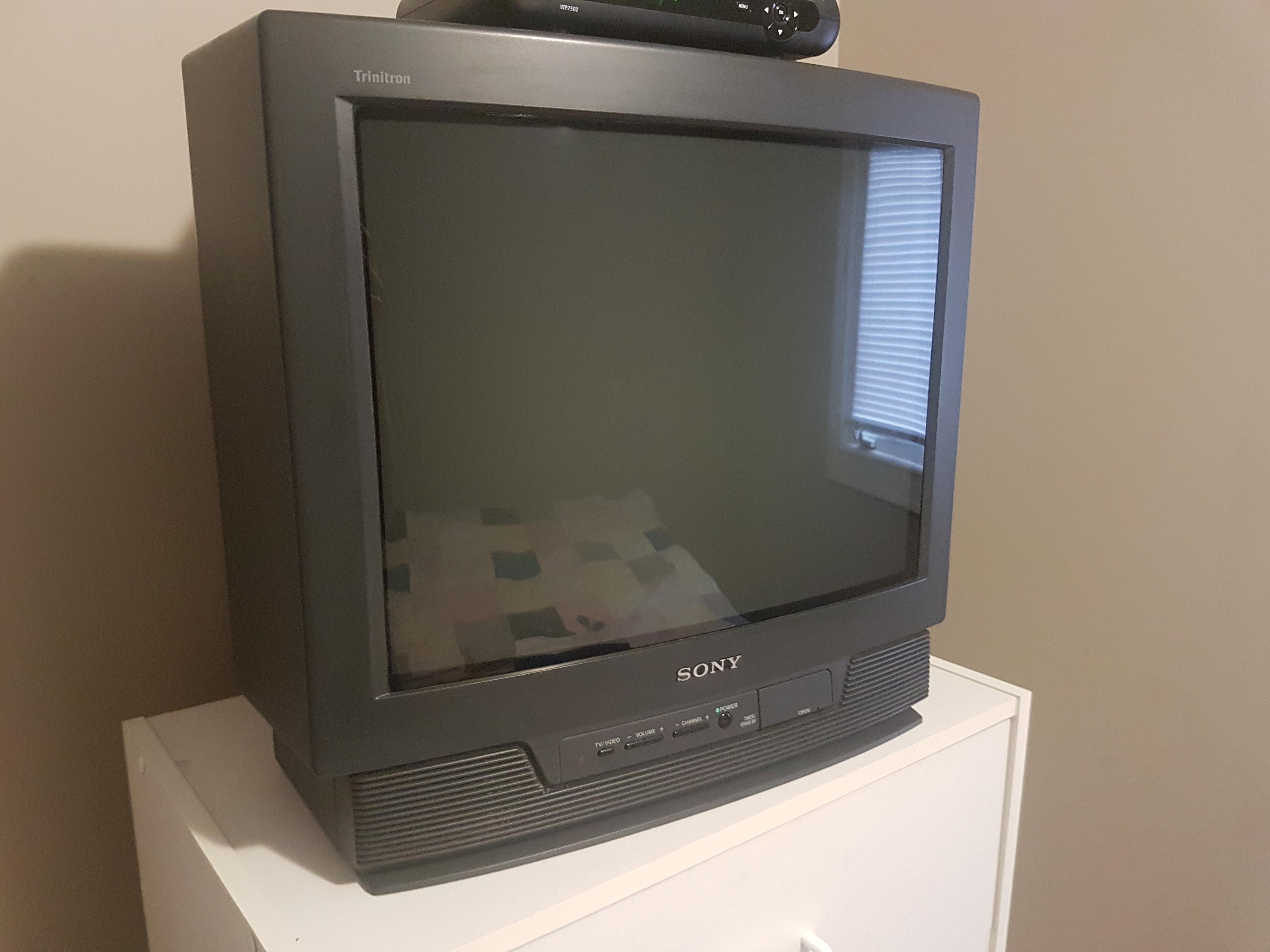 Anyone know how to access the menu on a older Sony trinitron, I don't