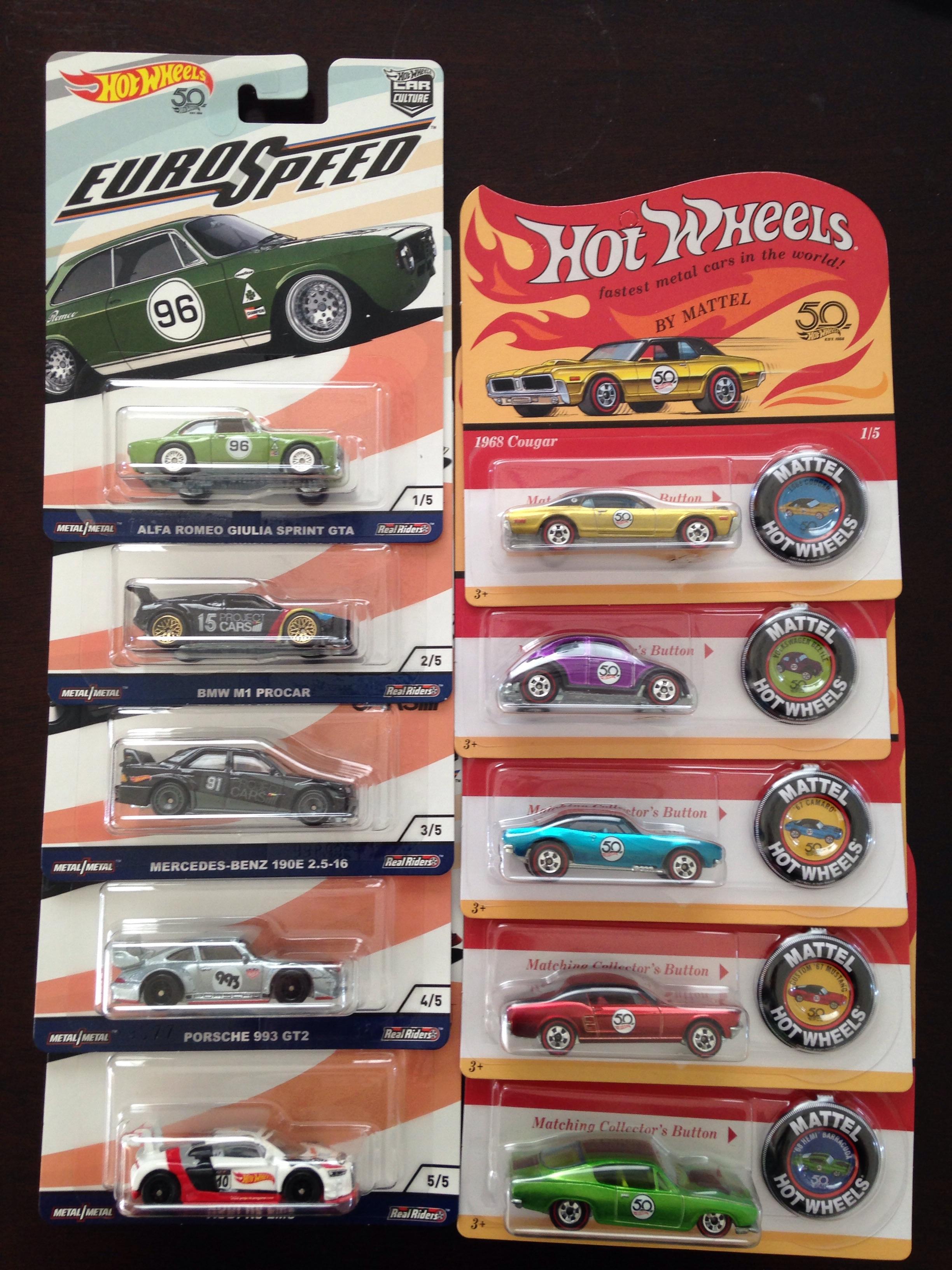 Car Culture And 50th Anniversary Are Now At Target Hotwheels
