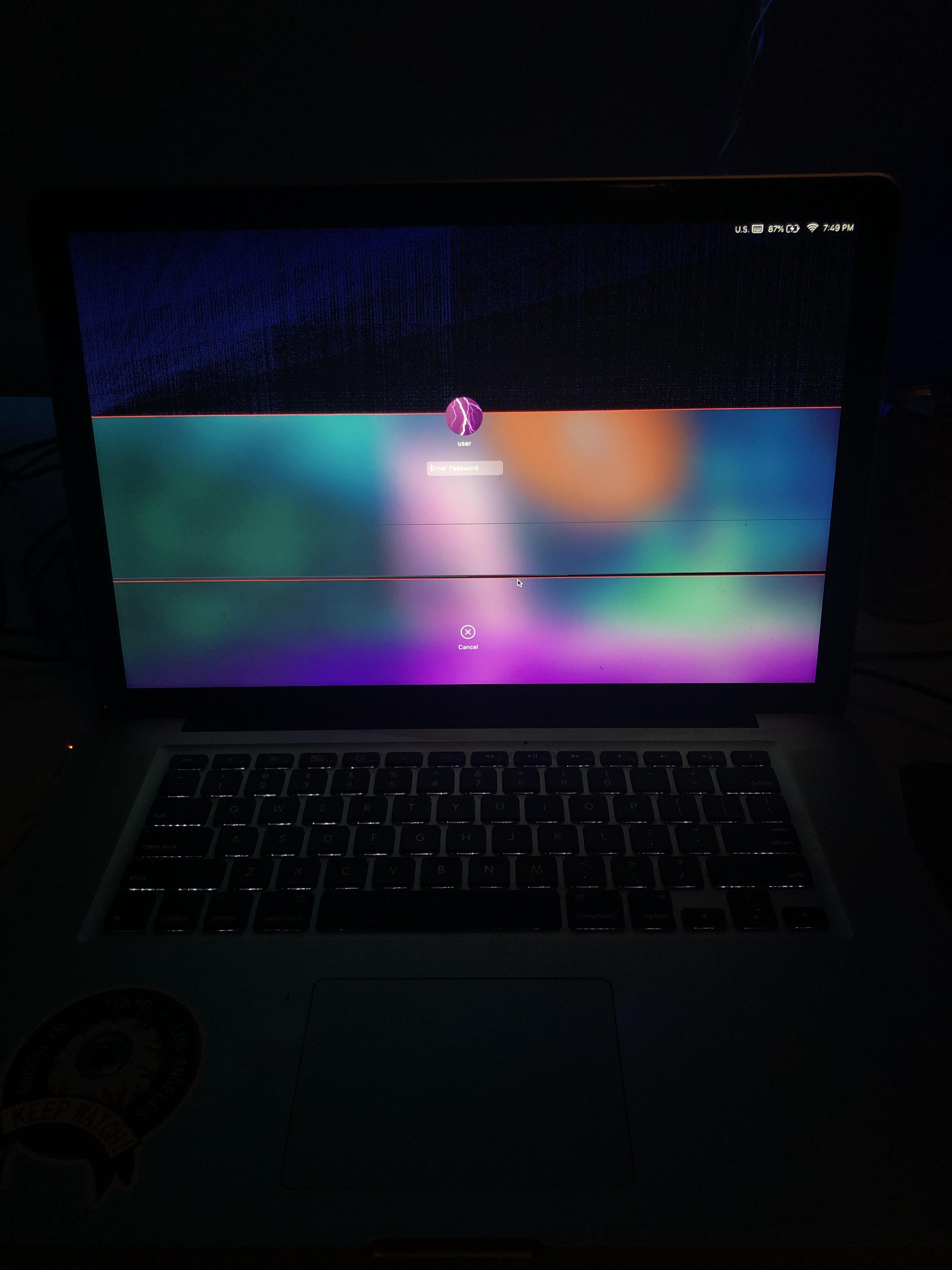 Early 2011 pro I7 why does my MacBook do this when I boot it up? Could