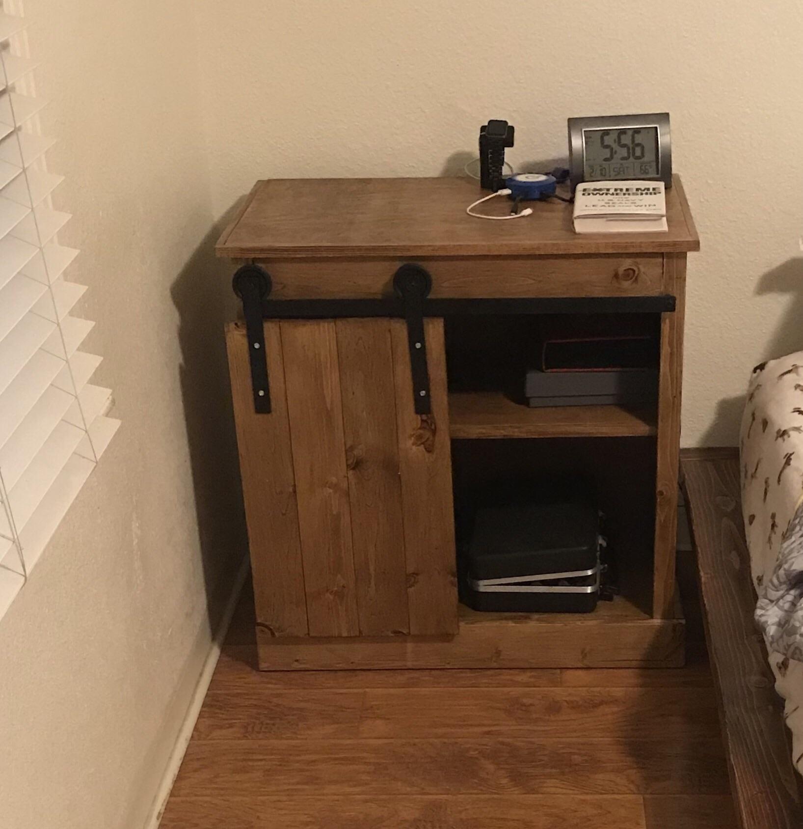 First post... Nightstand I just finished. r/woodworking