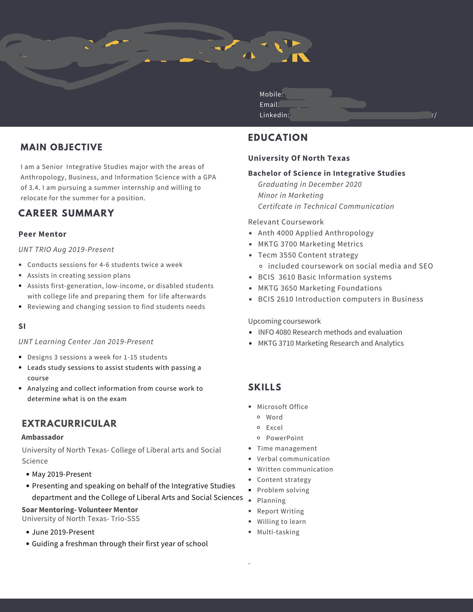 Unt Career Center Resume / 30 Illustrator Ai Resume Templates Creative