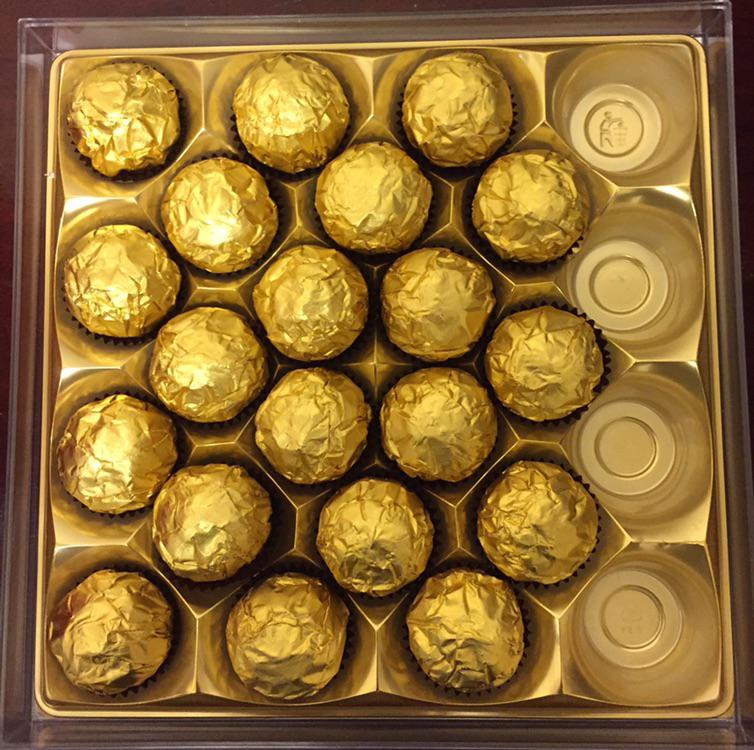 Someone took all the stickers off my Ferrero rochers r/mildlyinfuriating