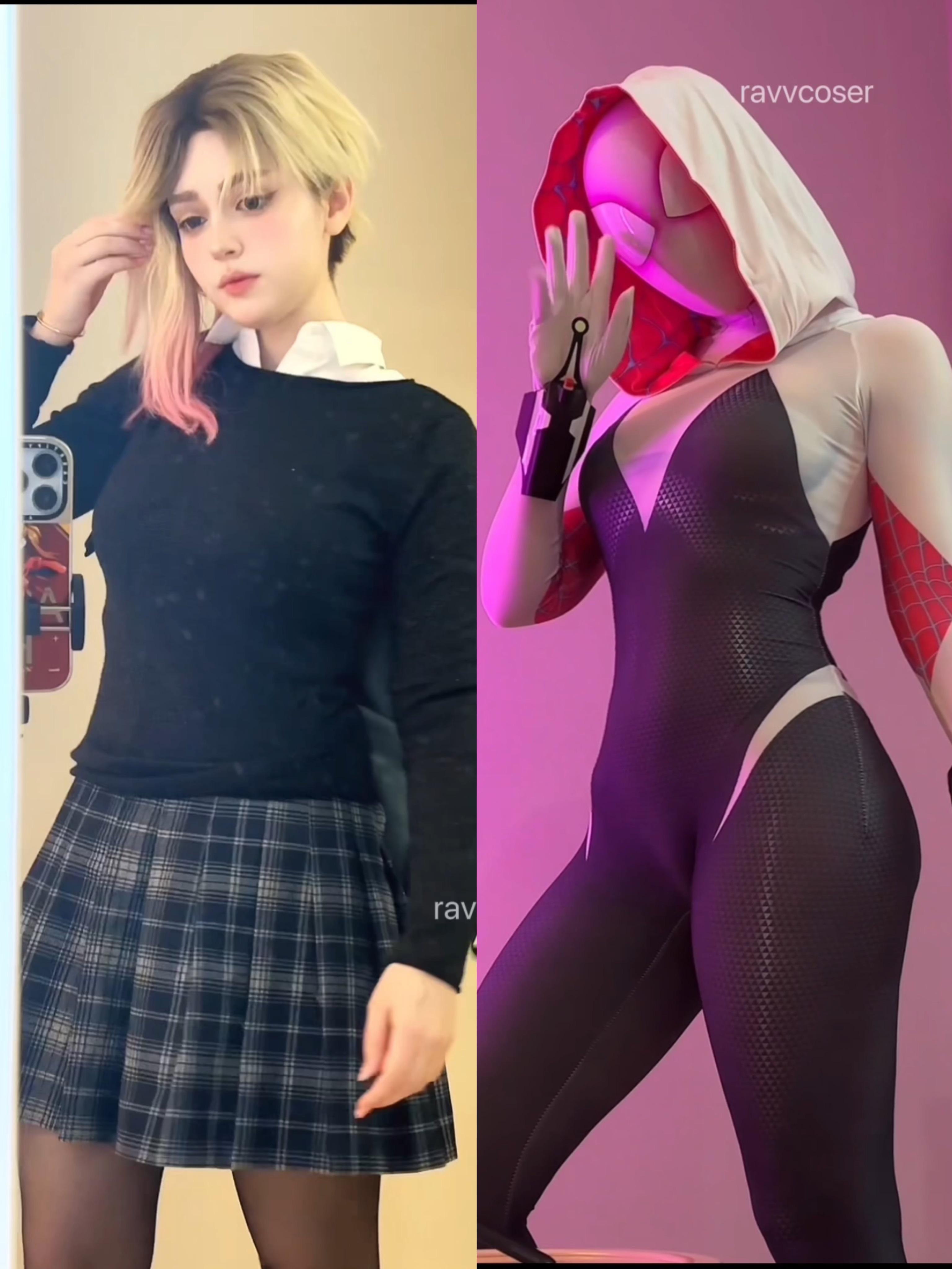 Gwen cosplay by ravvcoser : SpiderGwen