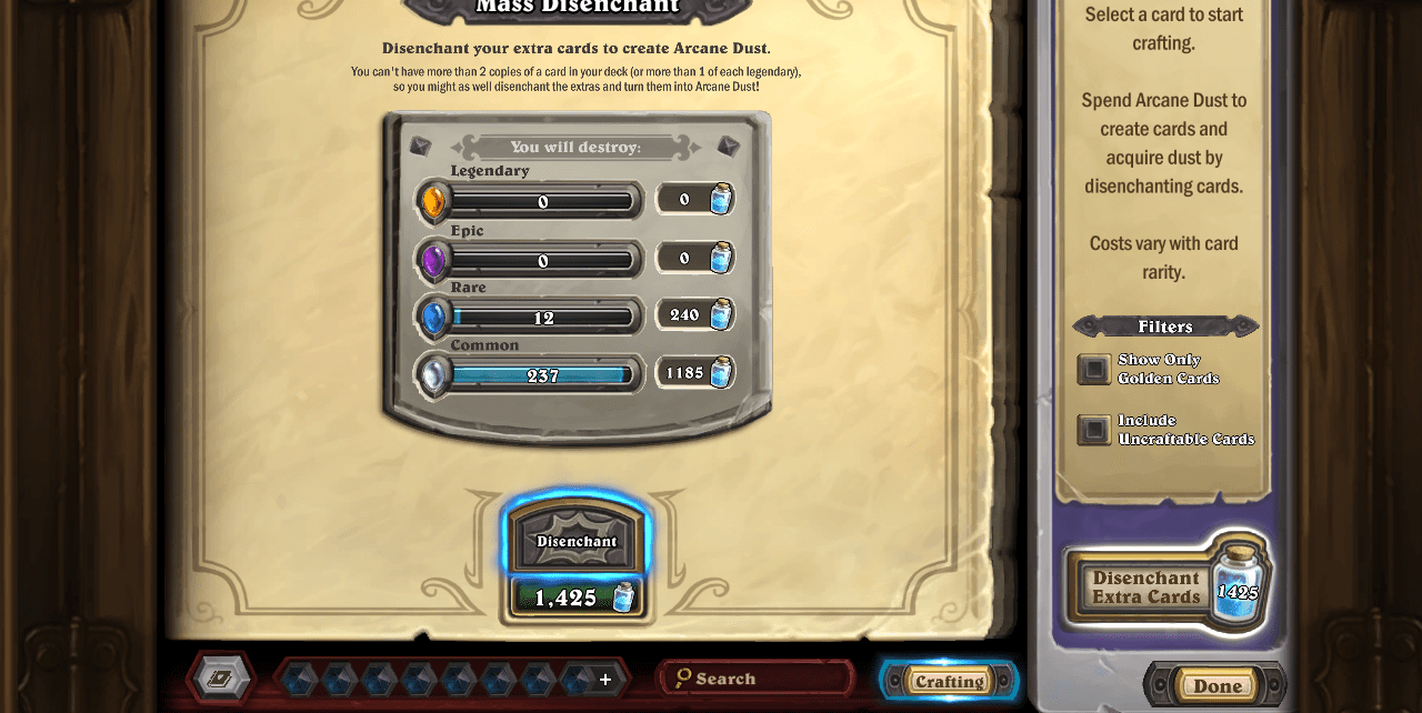 Just some food for thought about the dust system. We all know the