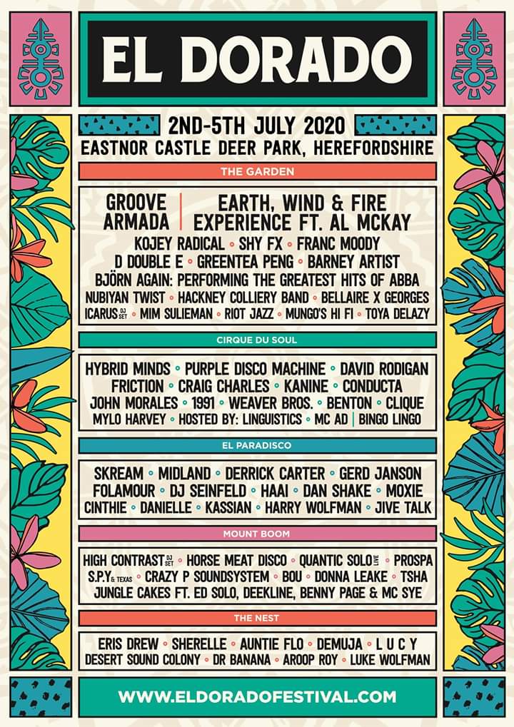El Dorado festival line up in UK r/festivals