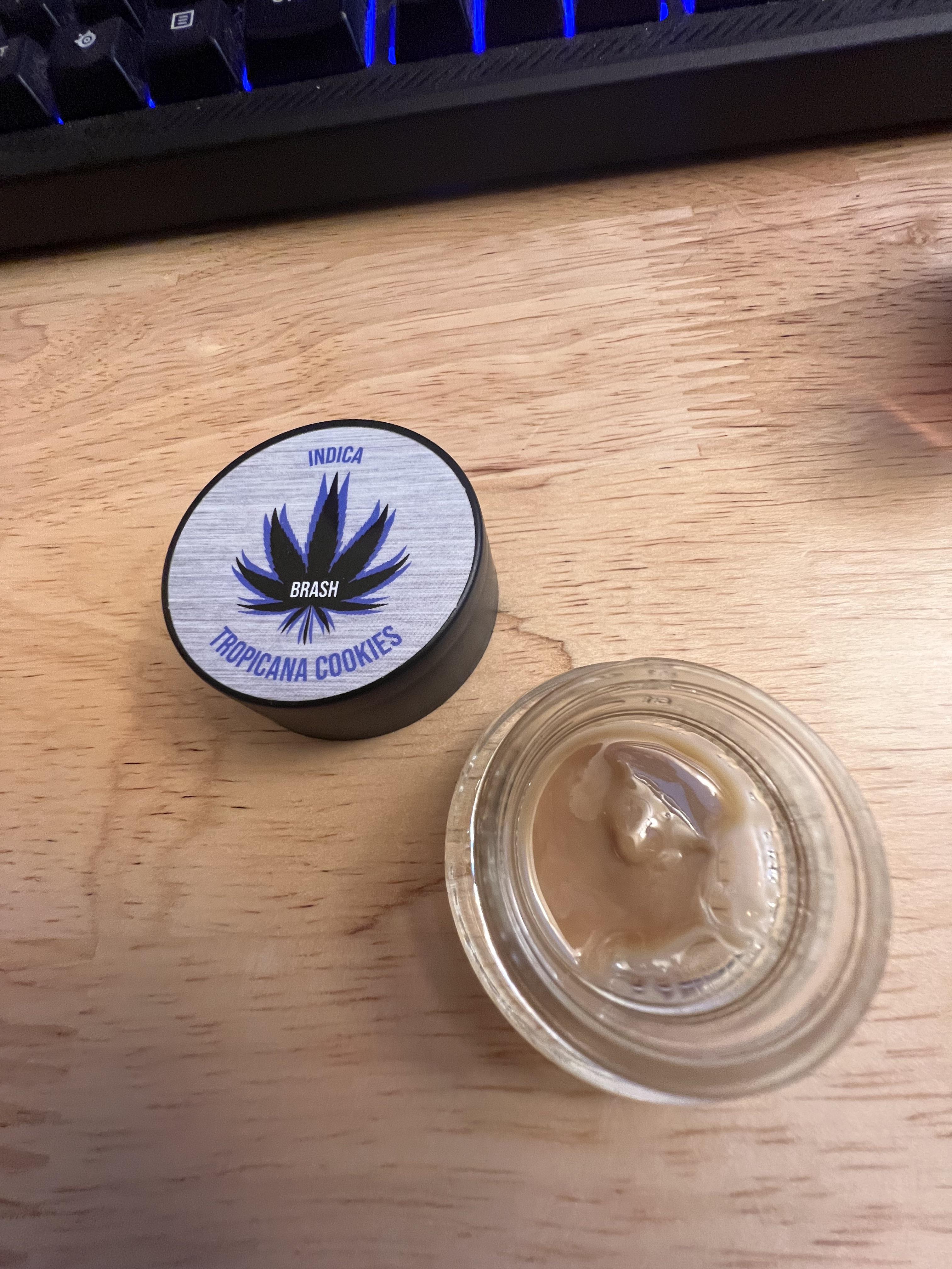 Tropicana Cookies 2 gram jar, picked up in Edmond, Oklahoma rosin