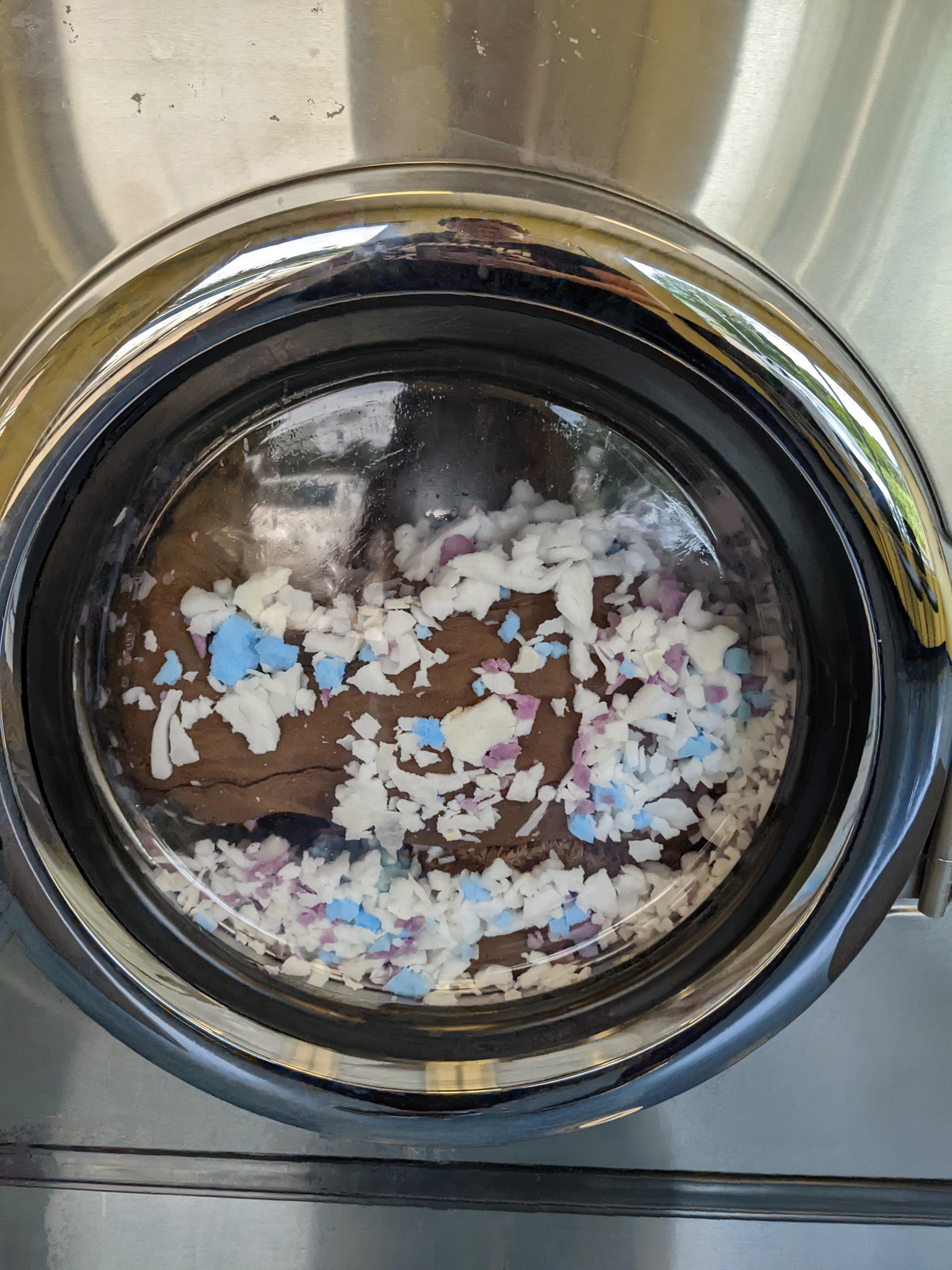 Whoever owns this pillow is going to be very sad when they come back to