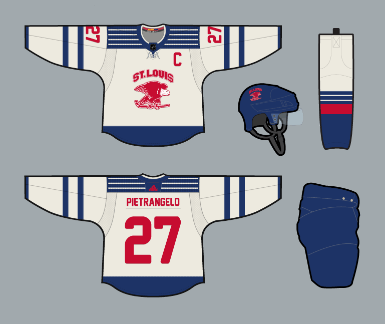 St Louis Eagles Jersey Concept For a heritage classic or something